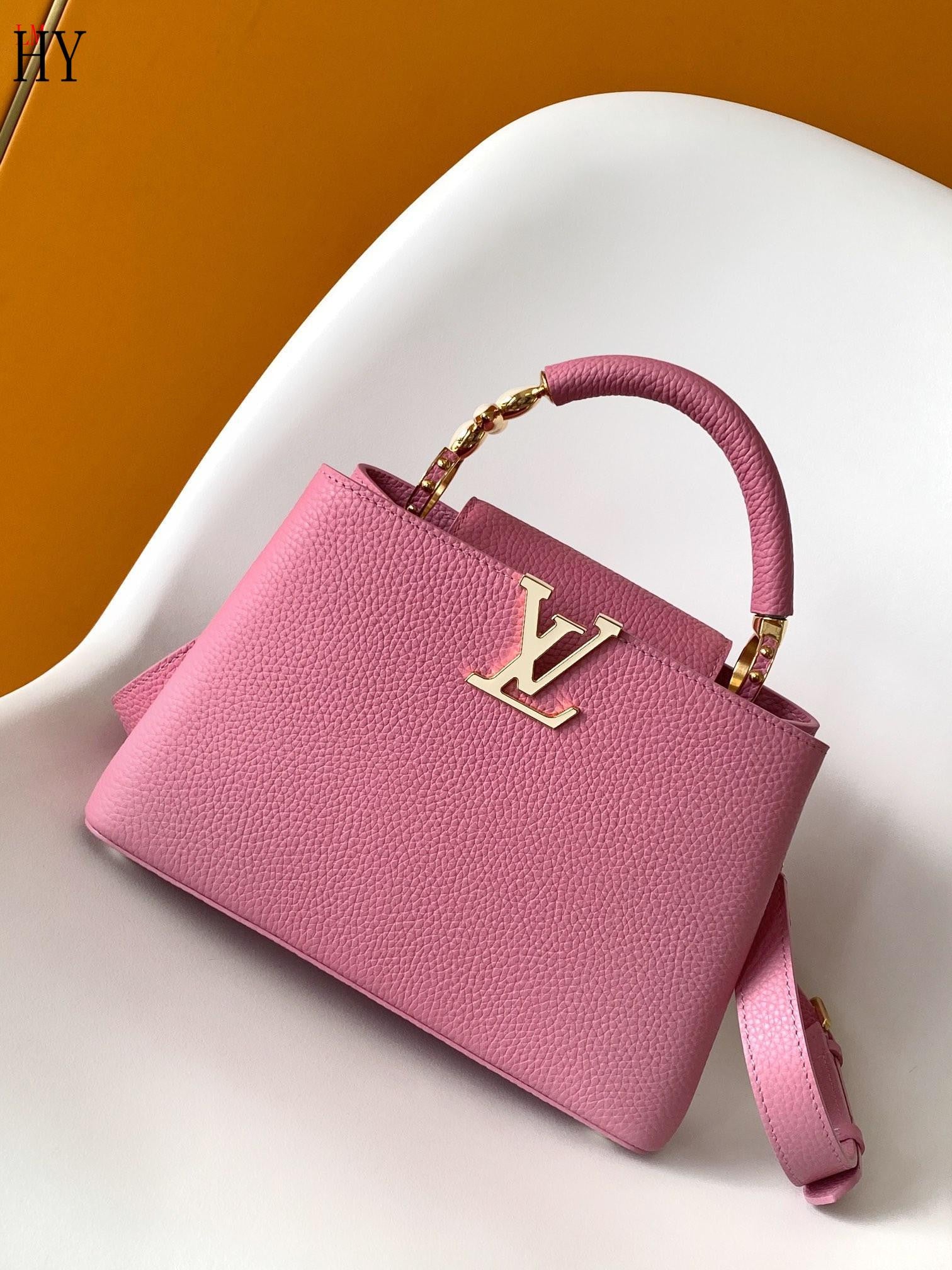 Pink Louis Vuitton bag