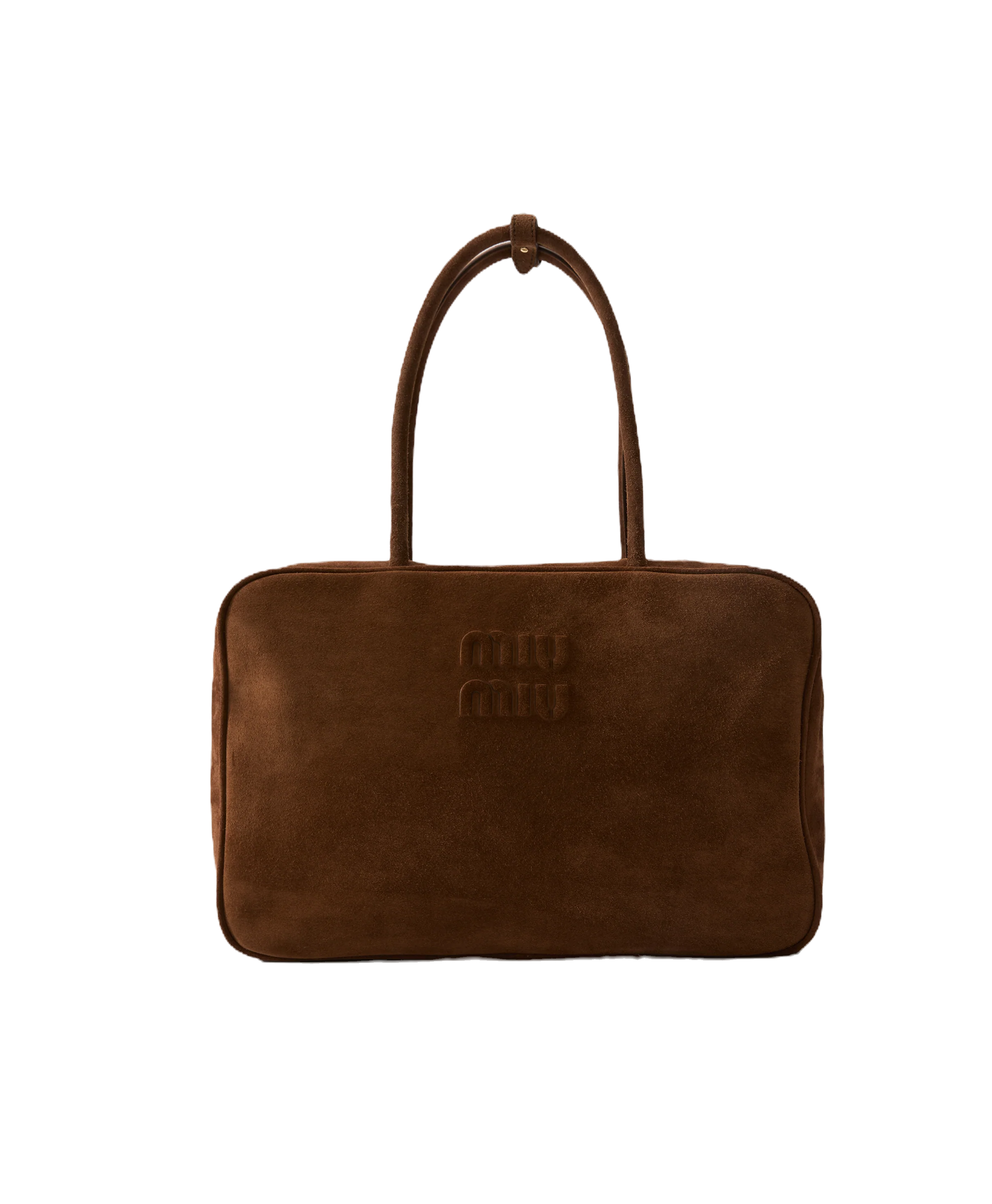 Miu Miu Top Handle Suede Bag