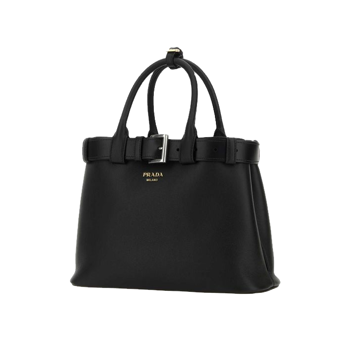 Prada IDouble Bag In Black Imitation Purses
