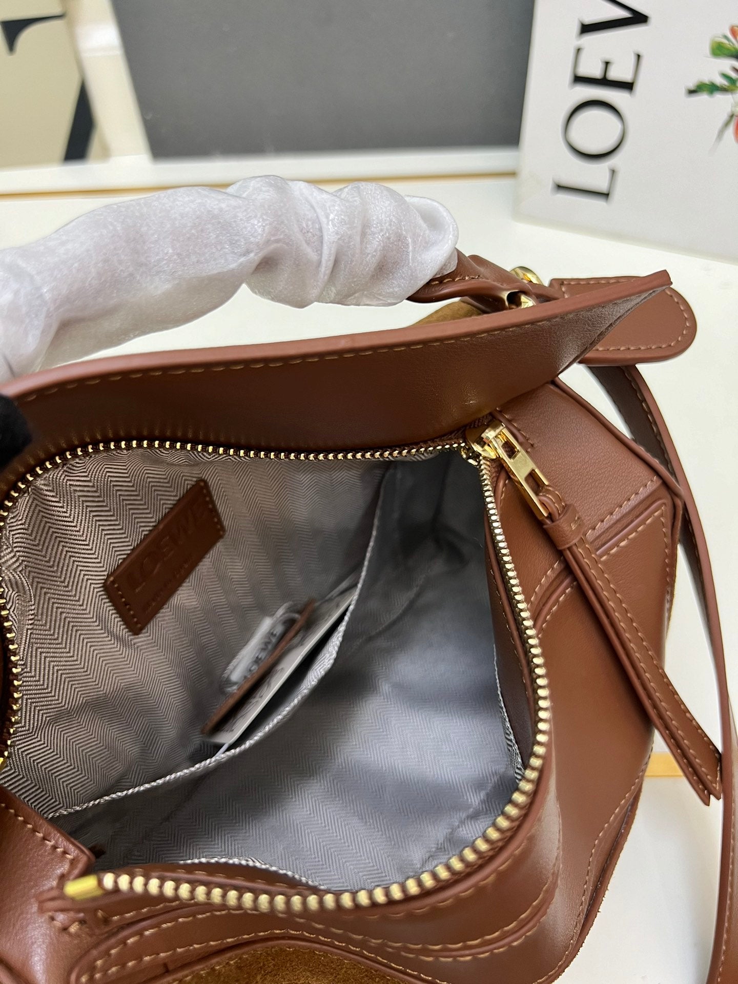 Loewe Puzzle Bag Brown