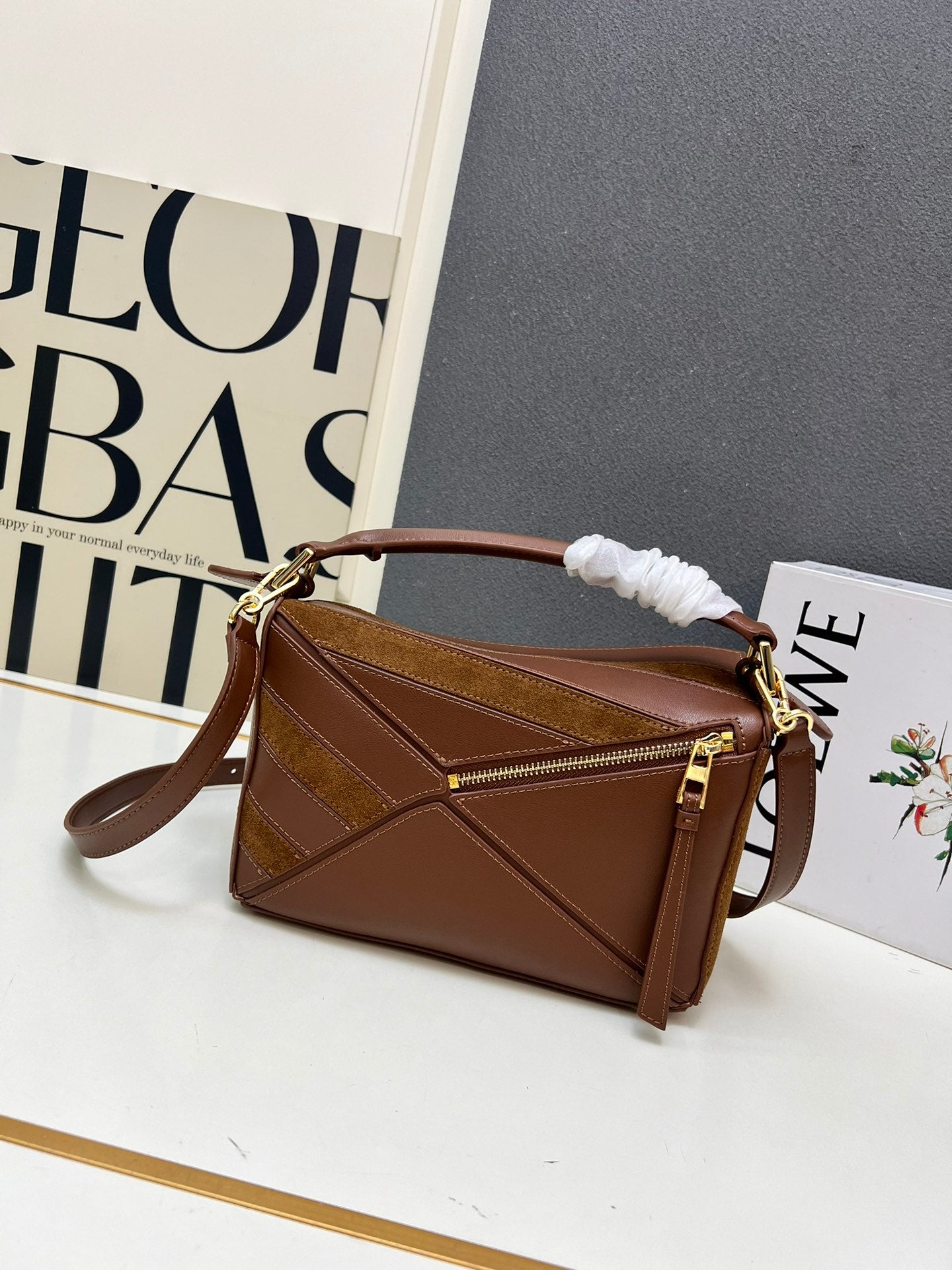 Loewe Puzzle Bag Brown