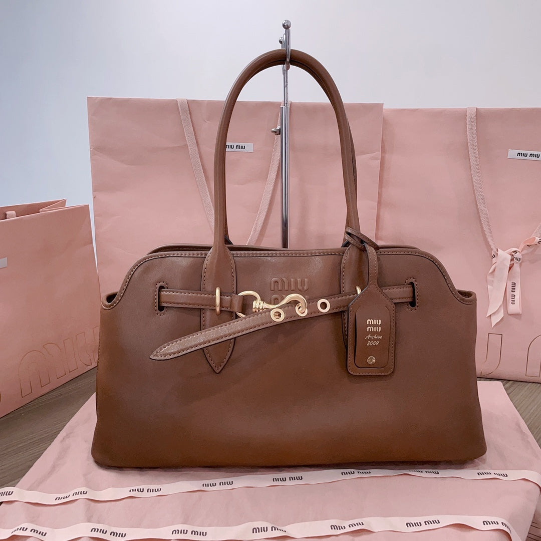 Miu Miu Aventura Handbag Brown