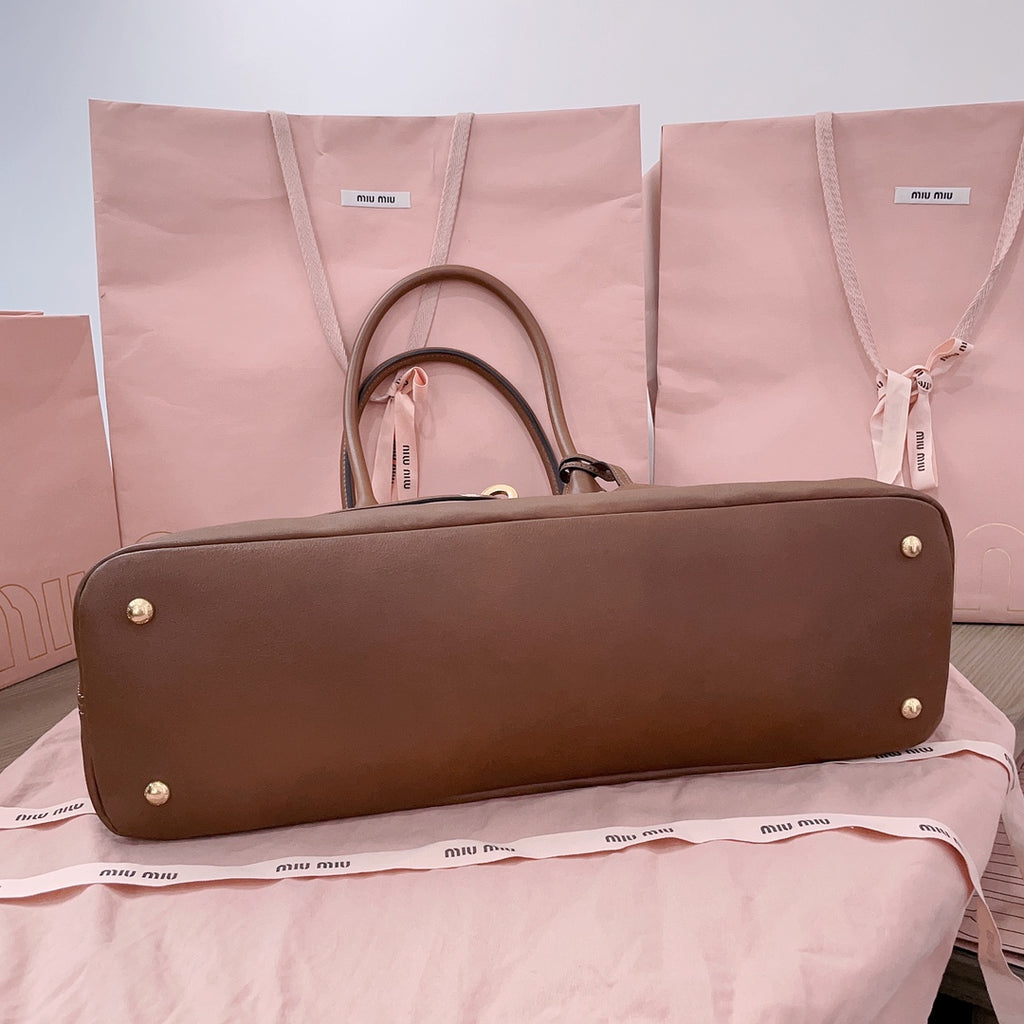 Miu Miu Aventura Handbag Brown