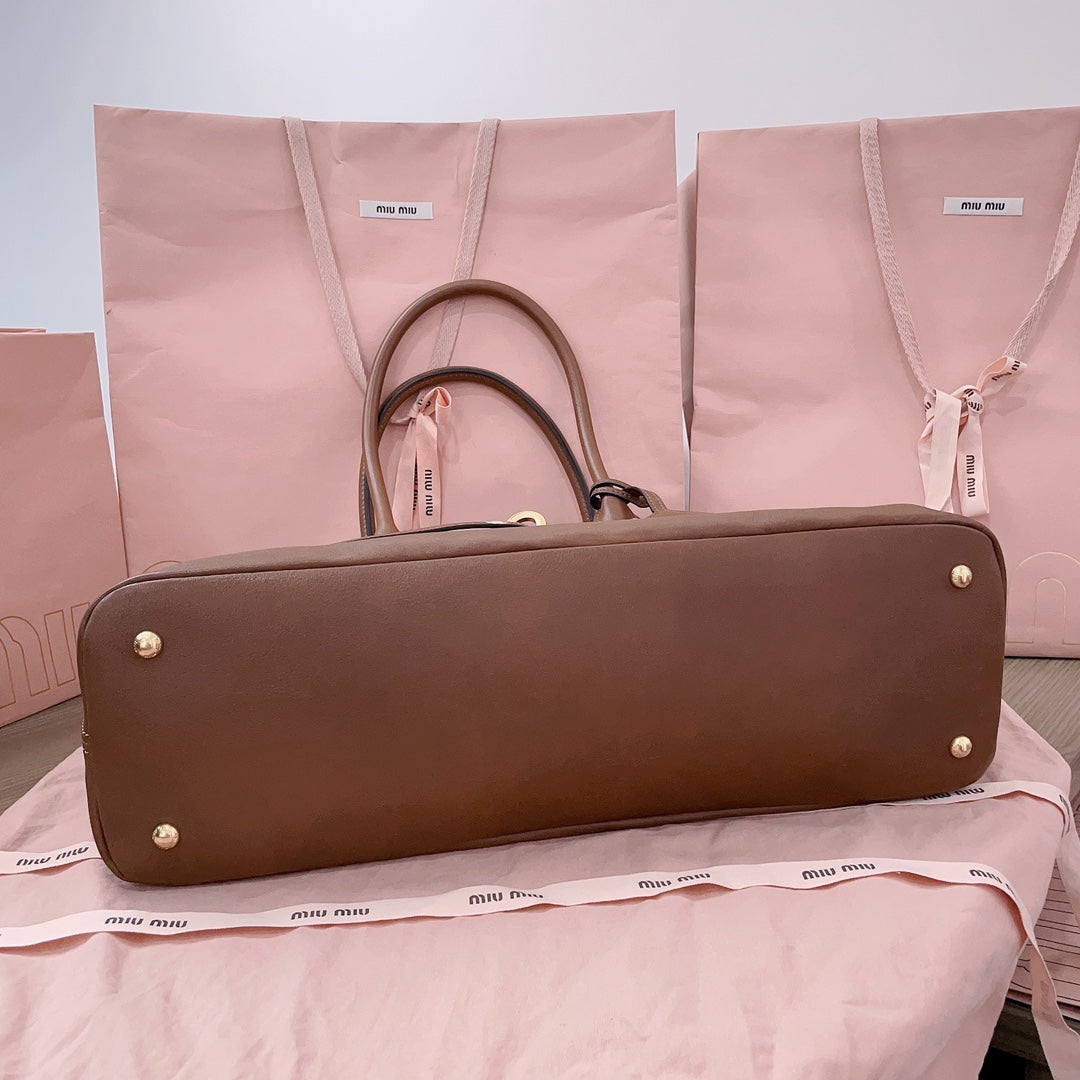 Miu Miu Aventura Handbag Brown