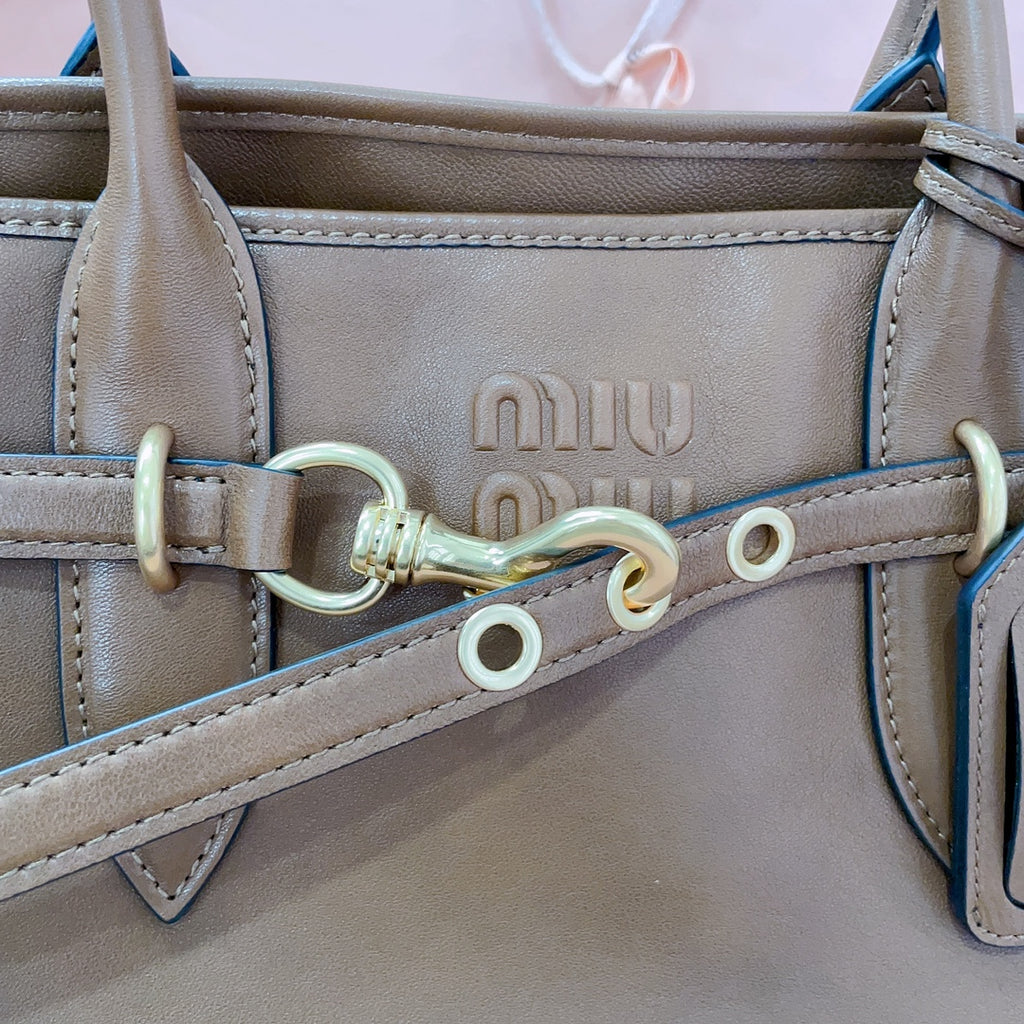 Miu Miu Aventura Handbag Brown