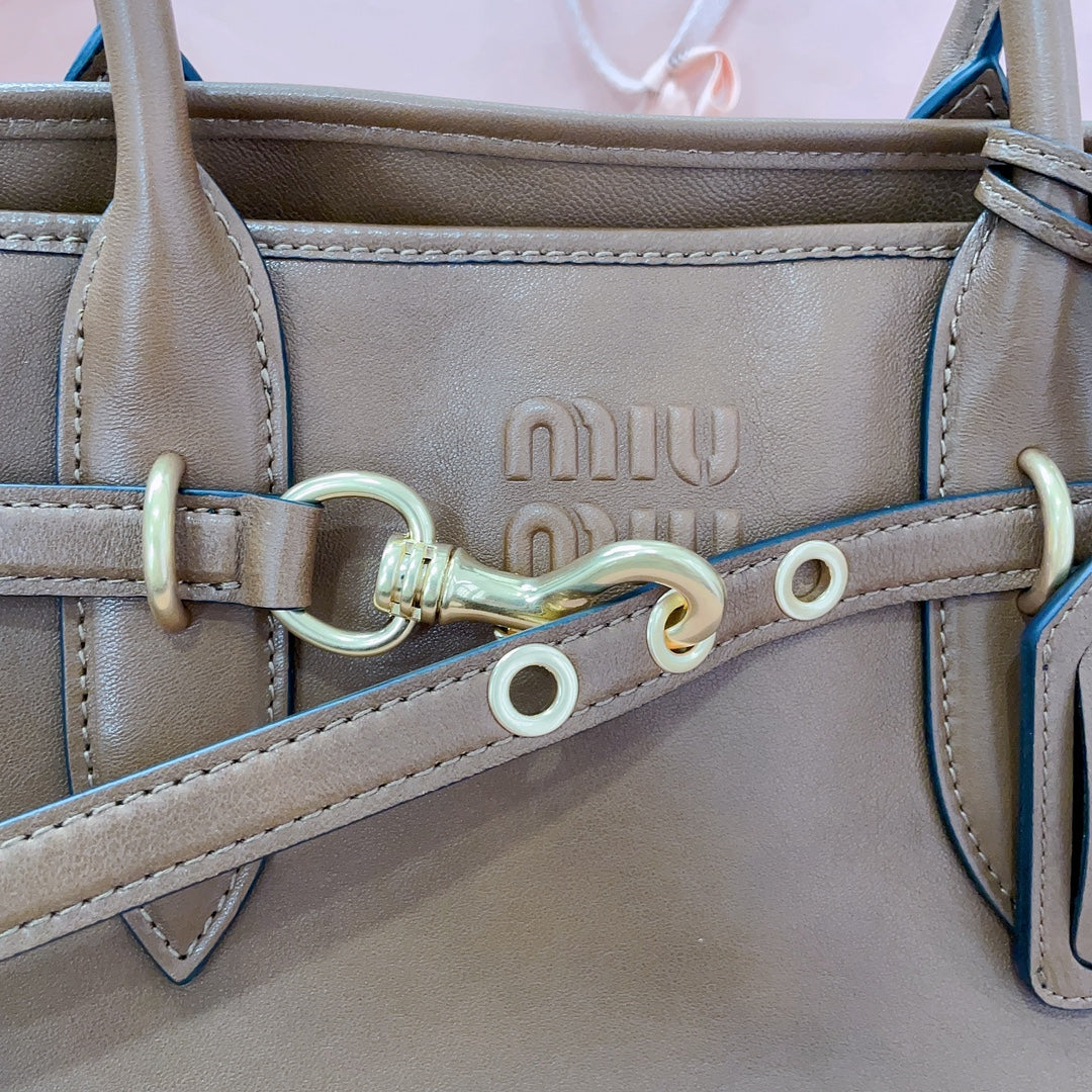 Miu Miu Aventura Handbag Brown