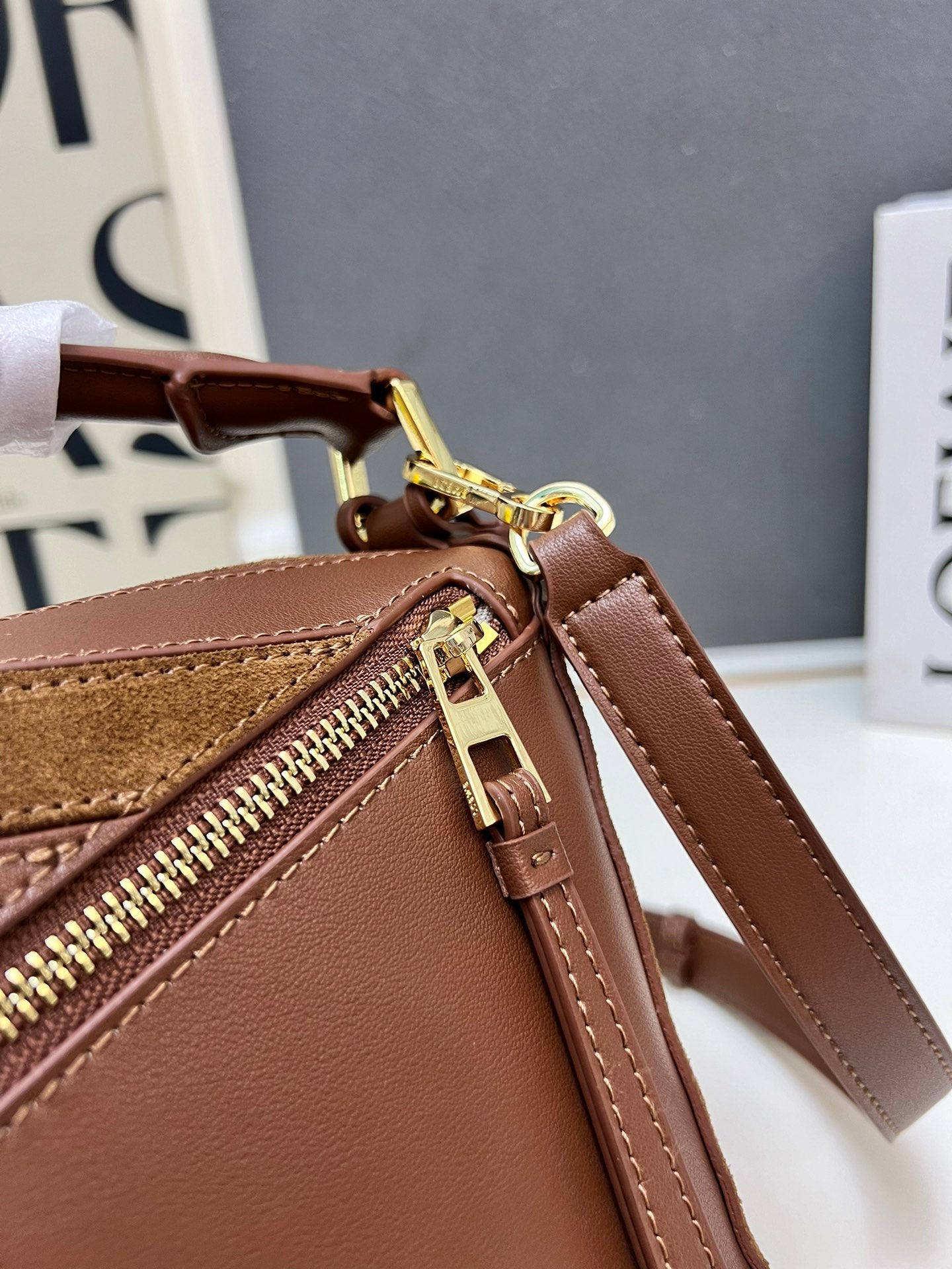 Loewe Puzzle Bag Brown