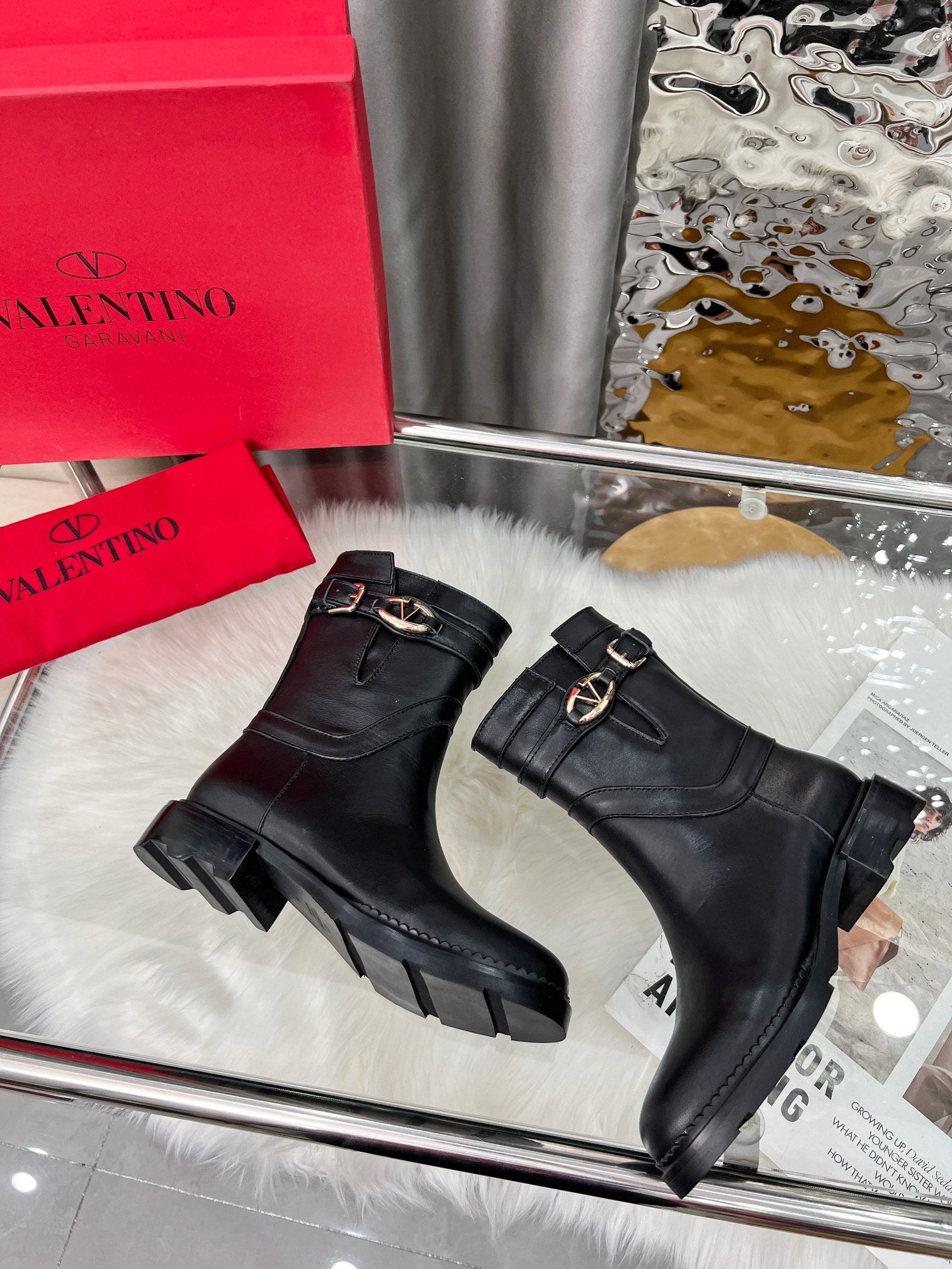 Valentino Leather Boots