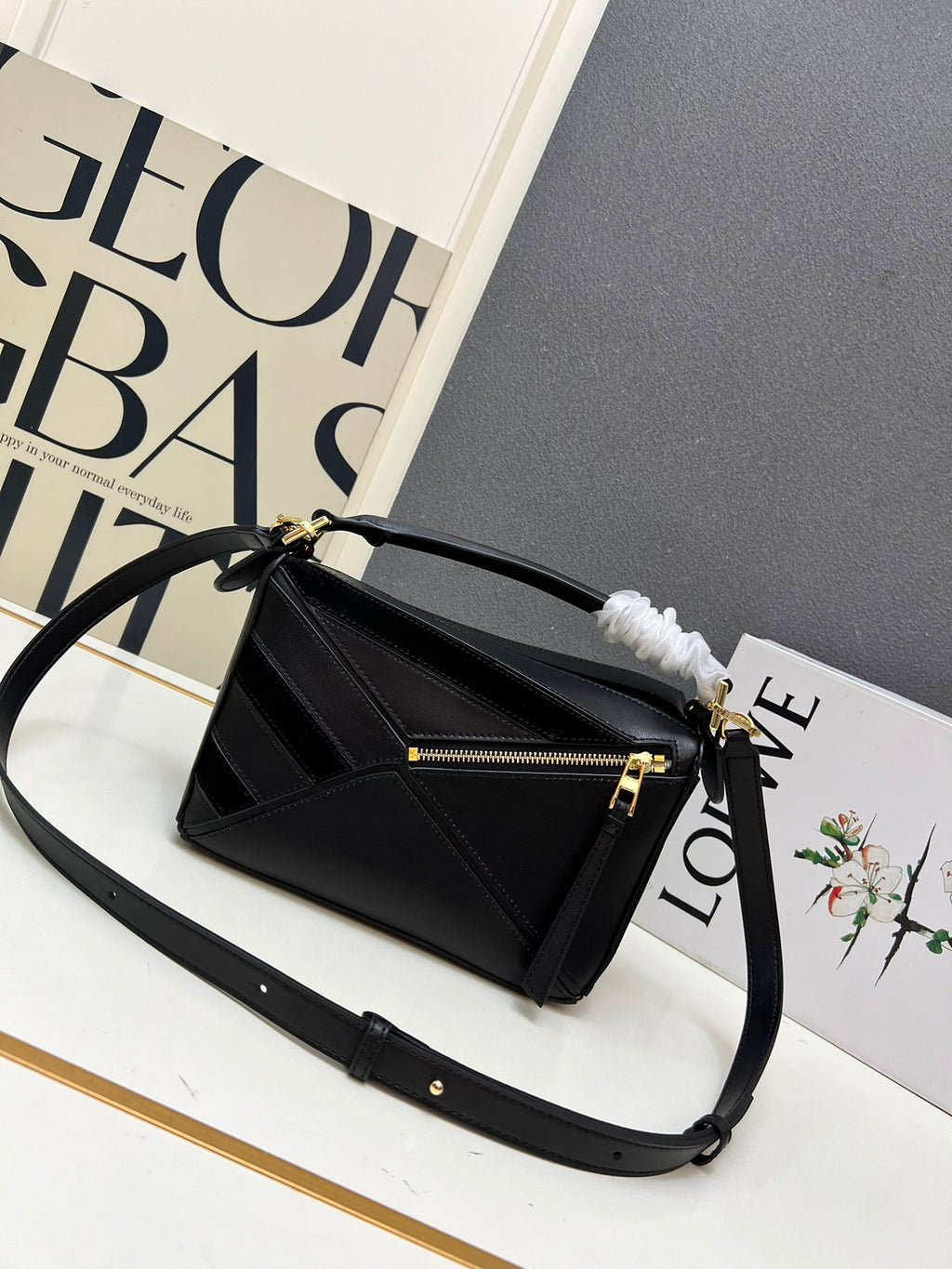Loewe Puzzle Bag Black
