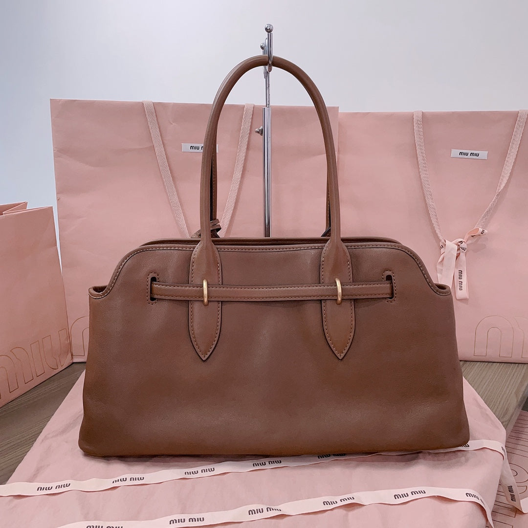 Miu Miu Aventura Handbag Brown