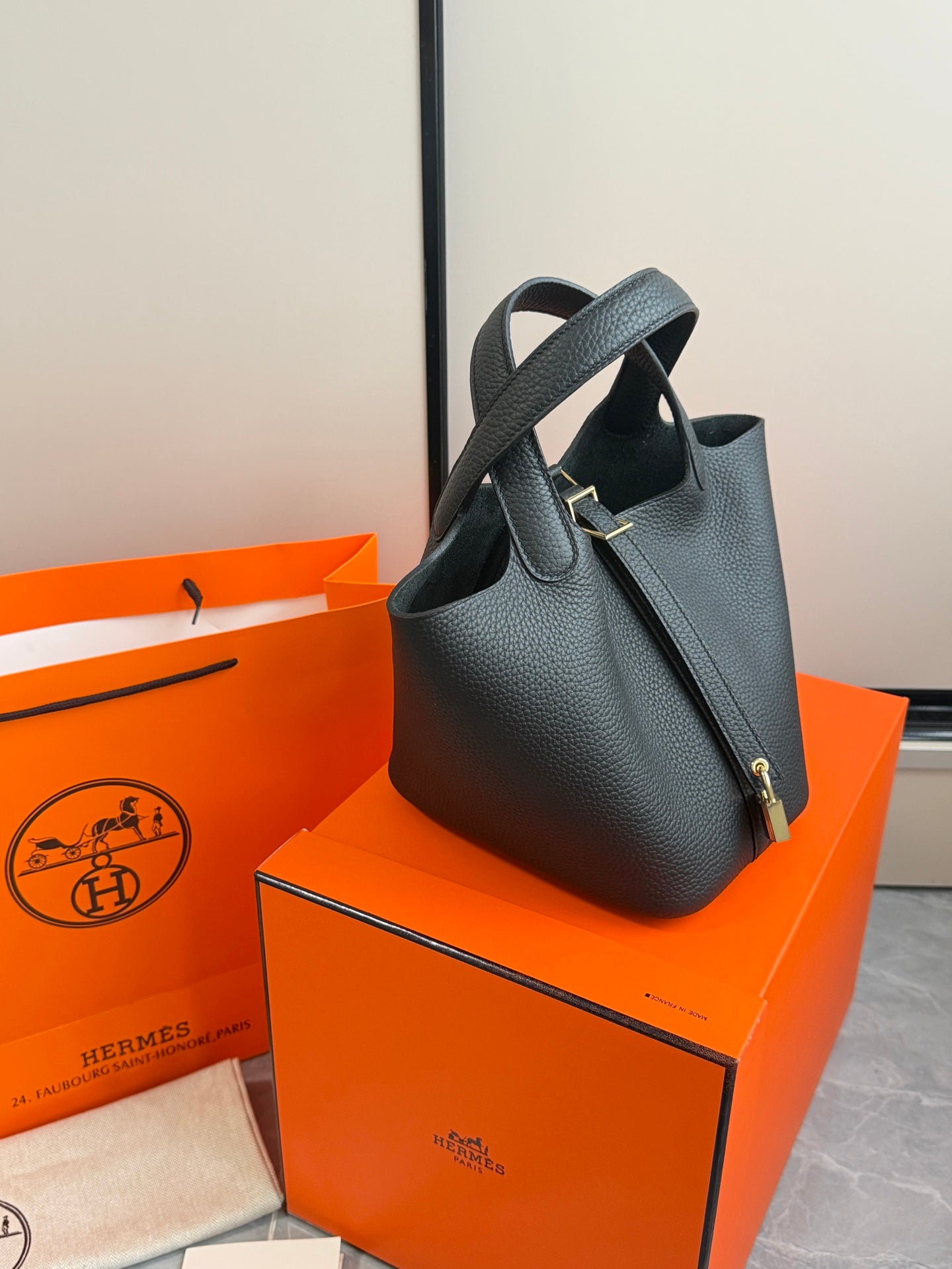 Hermes Picotin In Black