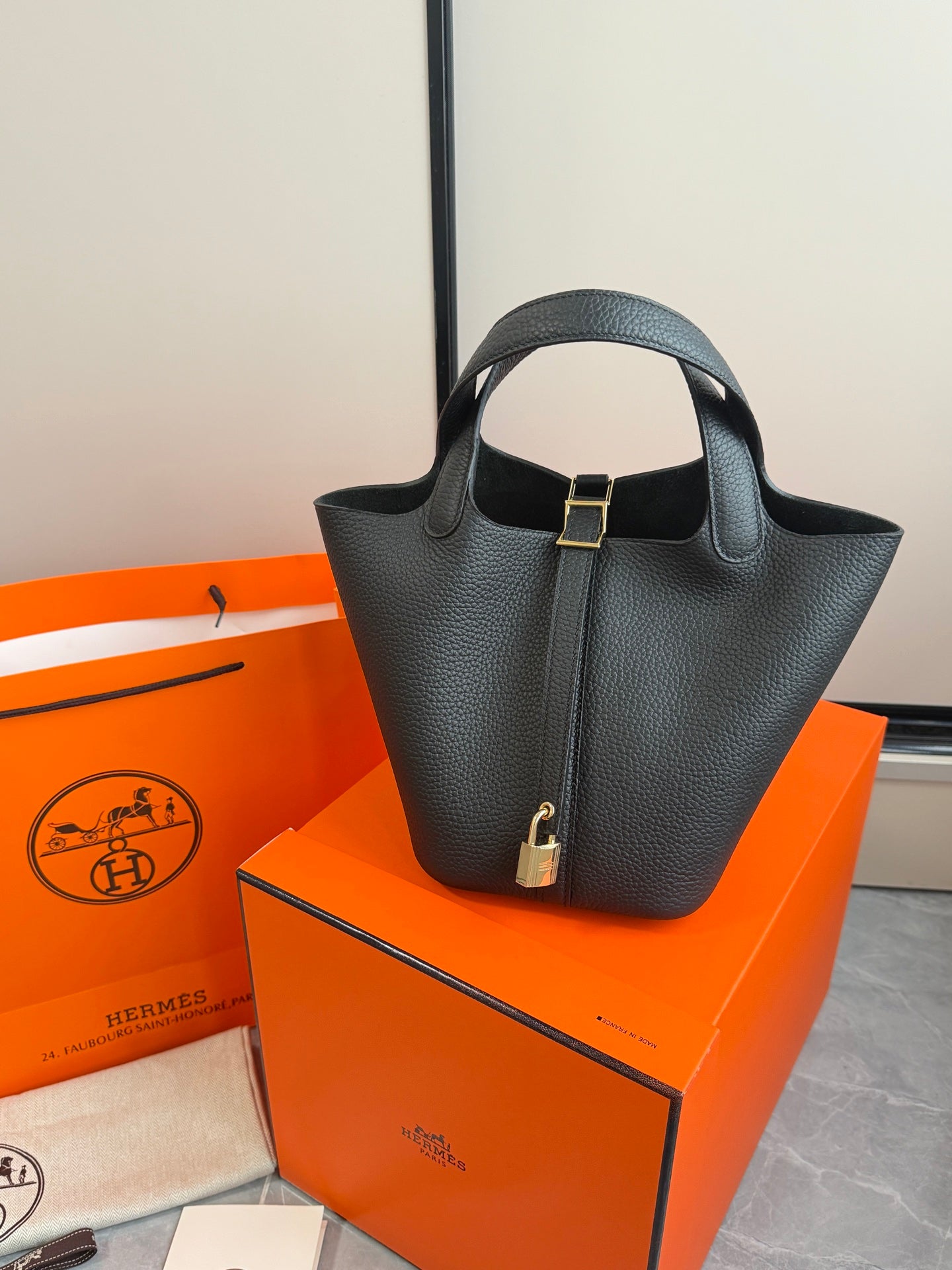 Hermes Picotin In Black