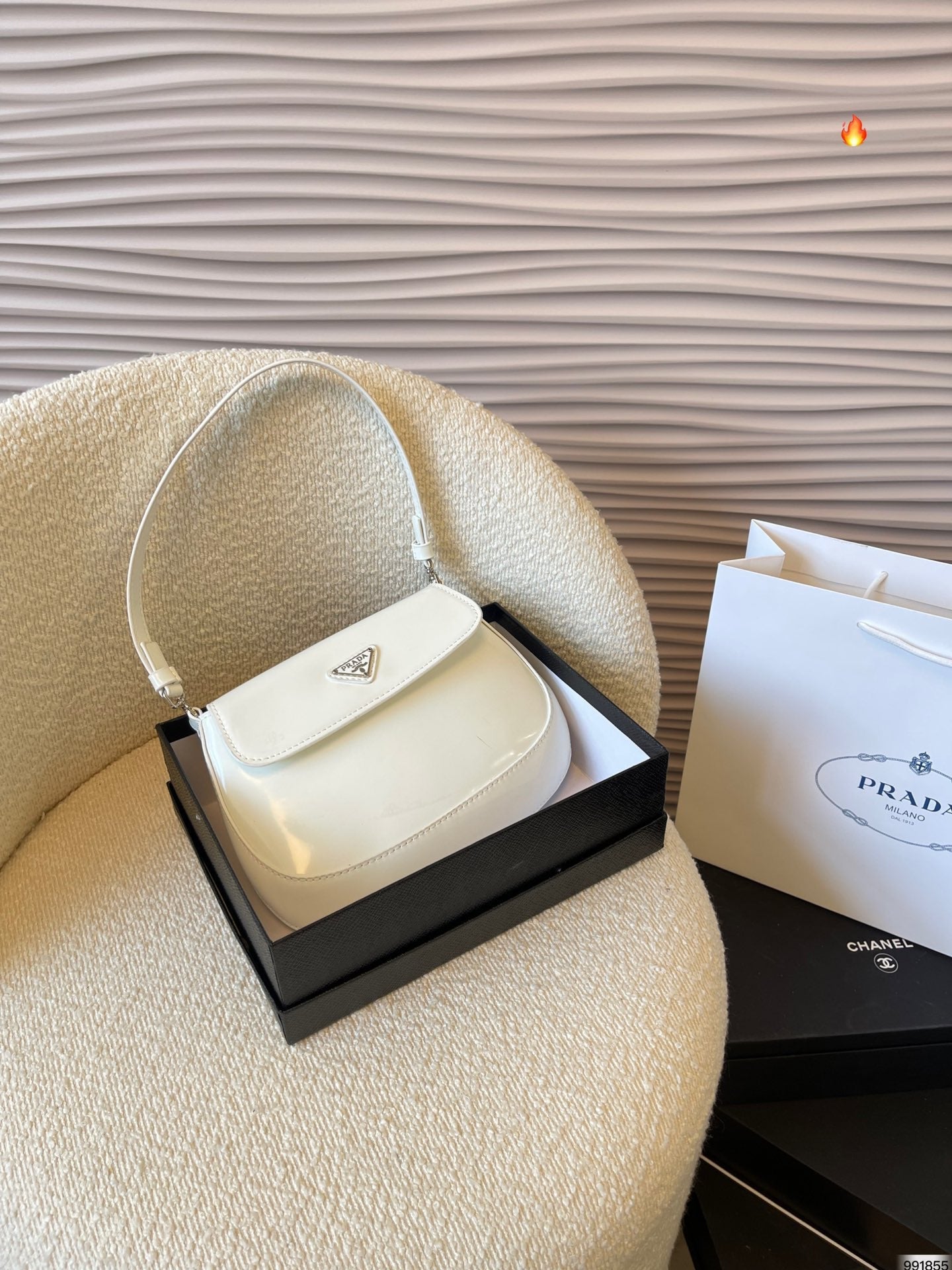 Prada Cleo bag white