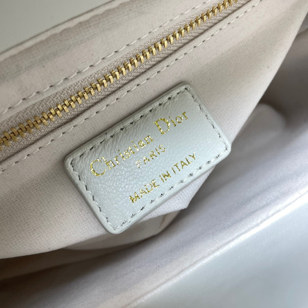 Small Lady Dior Bag With Butterfly Studs