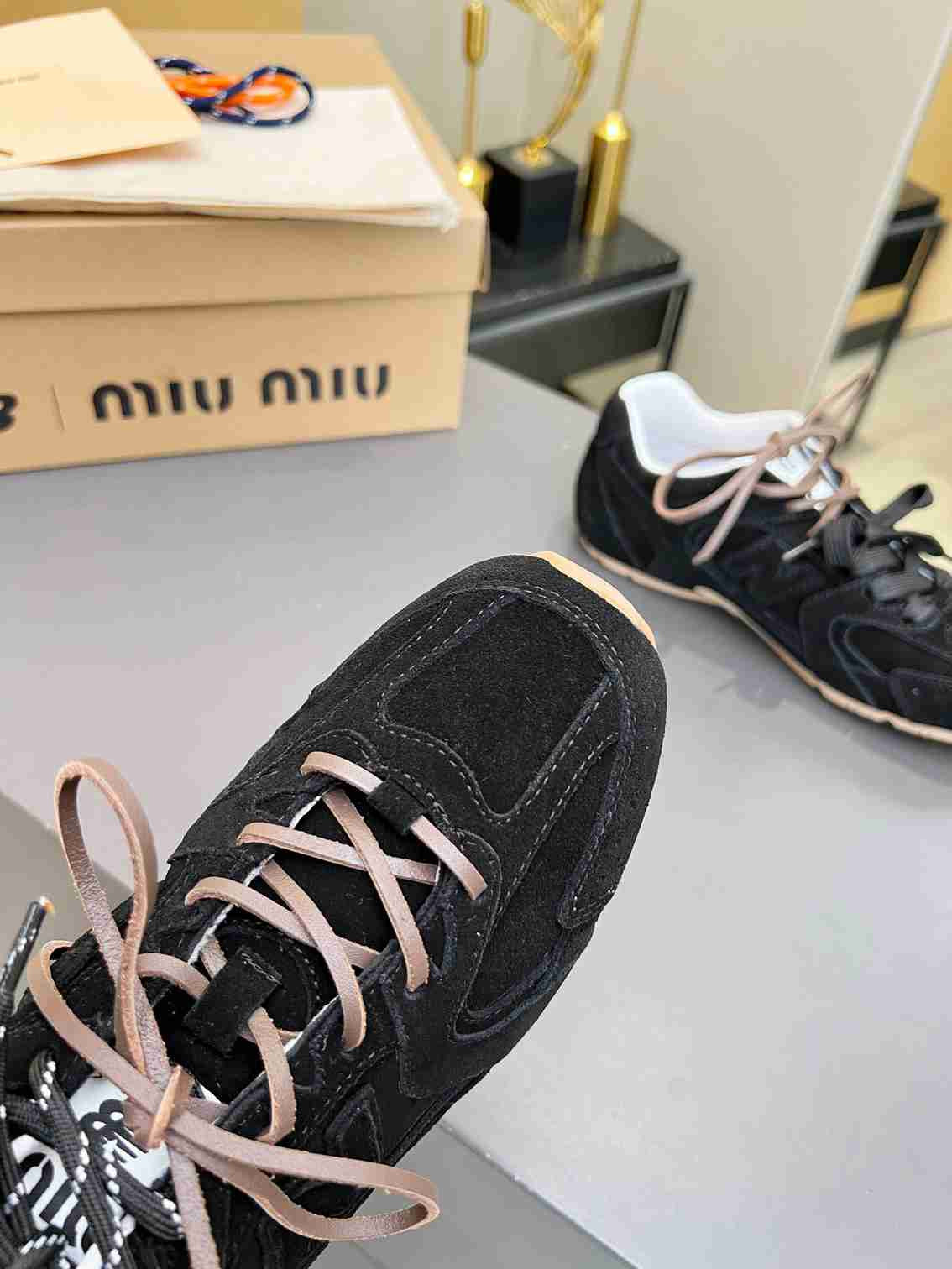 Miu Miu * New Balance sneakers black