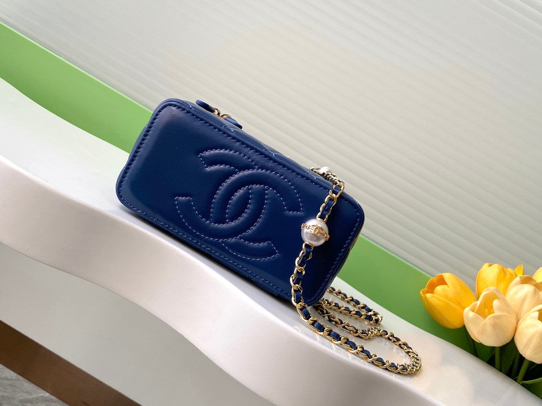 Chanel Vanity Bag in Blue