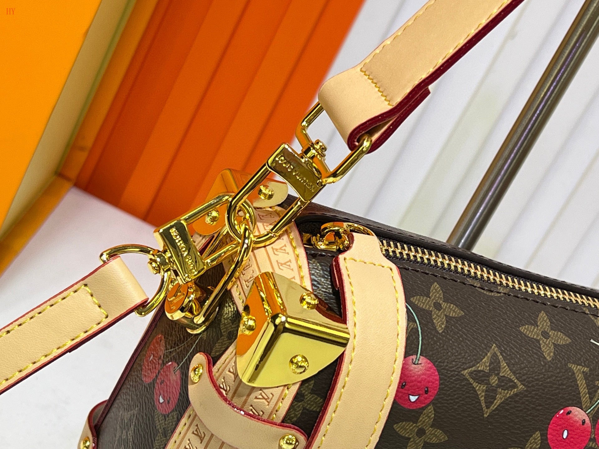 Louis Vuitton bag cherry