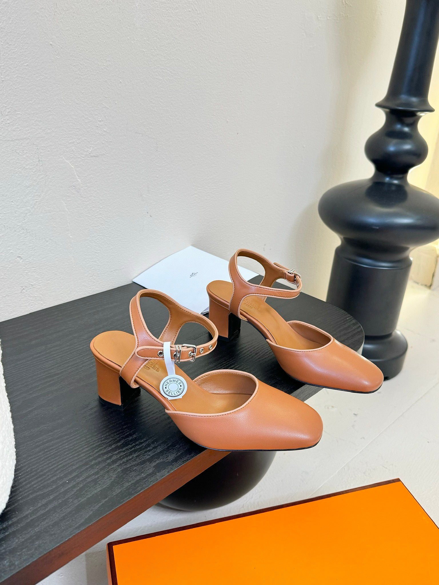 Hermes shoes tan