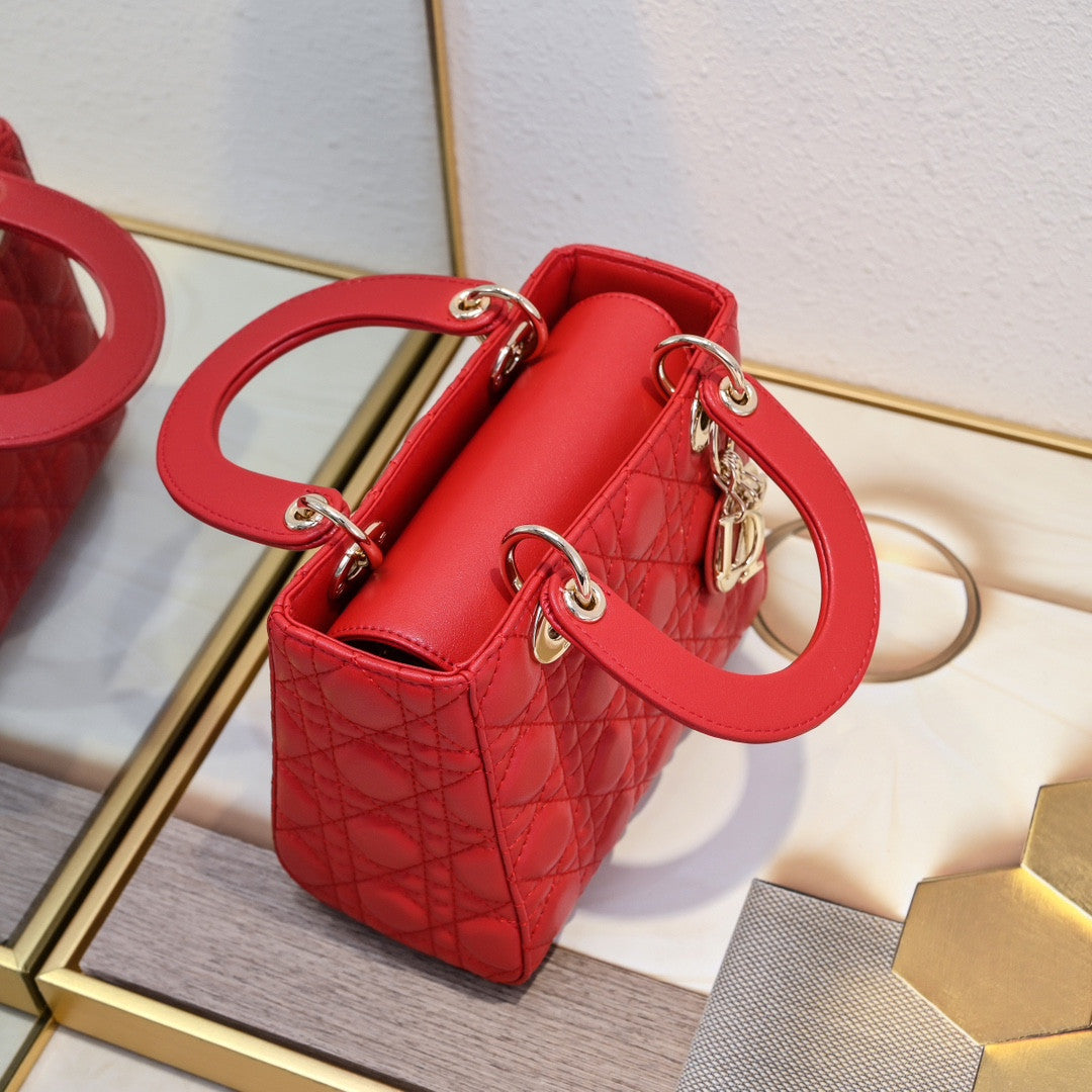 Lady Dior Bag In Red