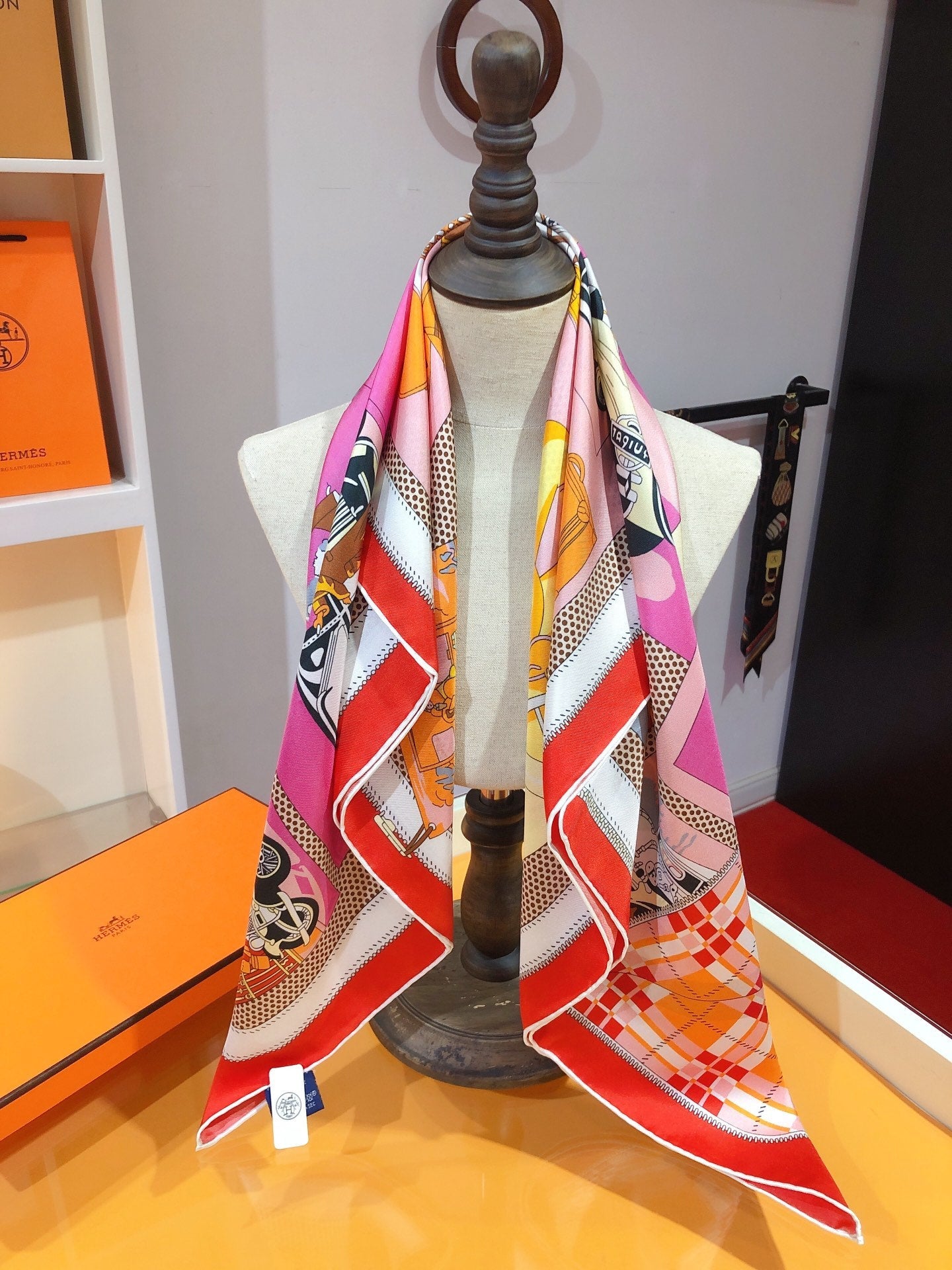 Hermes scarf silk