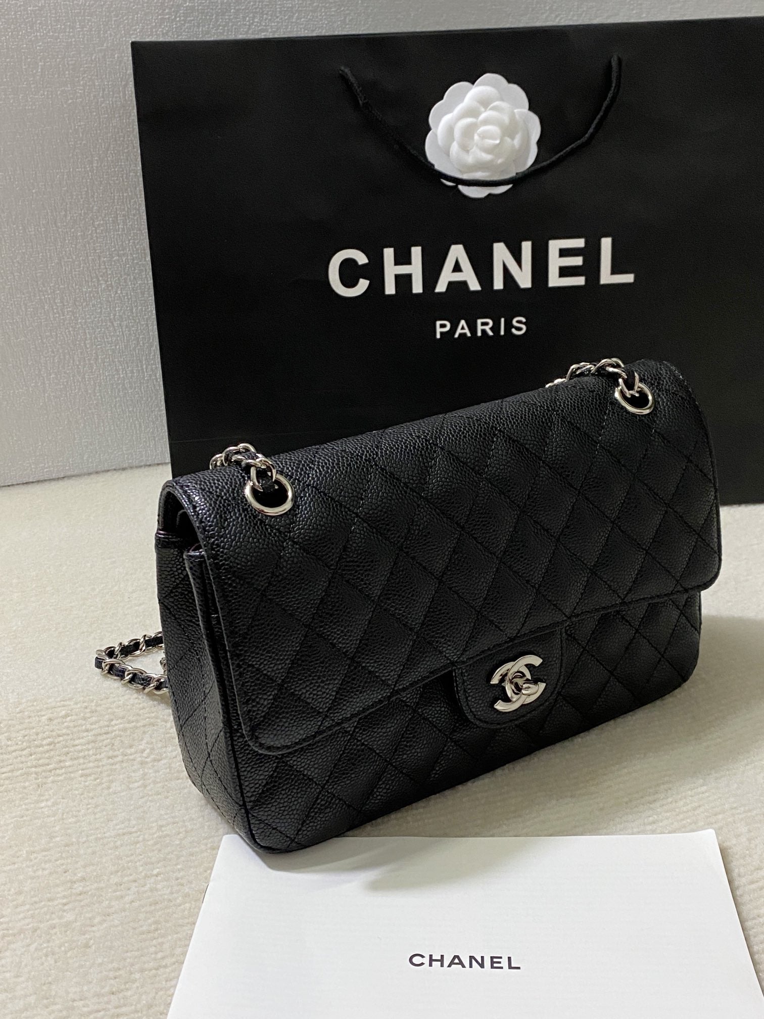 Chanel caviar classic bag