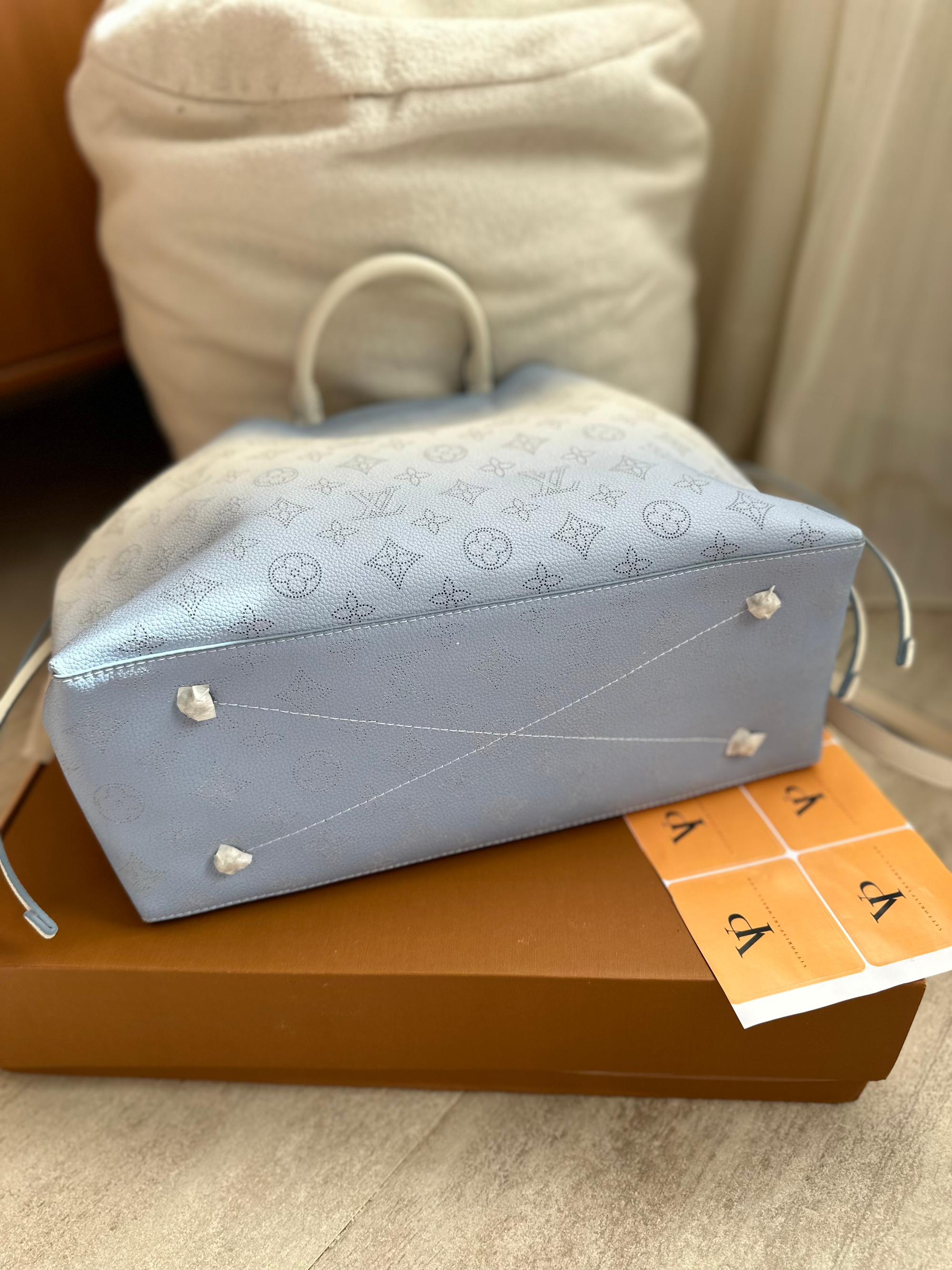Louis Vuitton tote bag blue