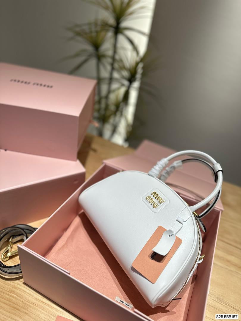 Miu Miu Patent Leather Top Handle Bag