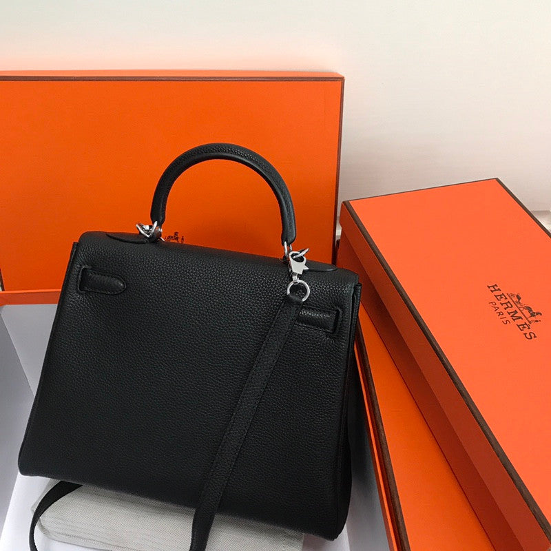 Geantă Hermes Kelly Epsom Neagră 28