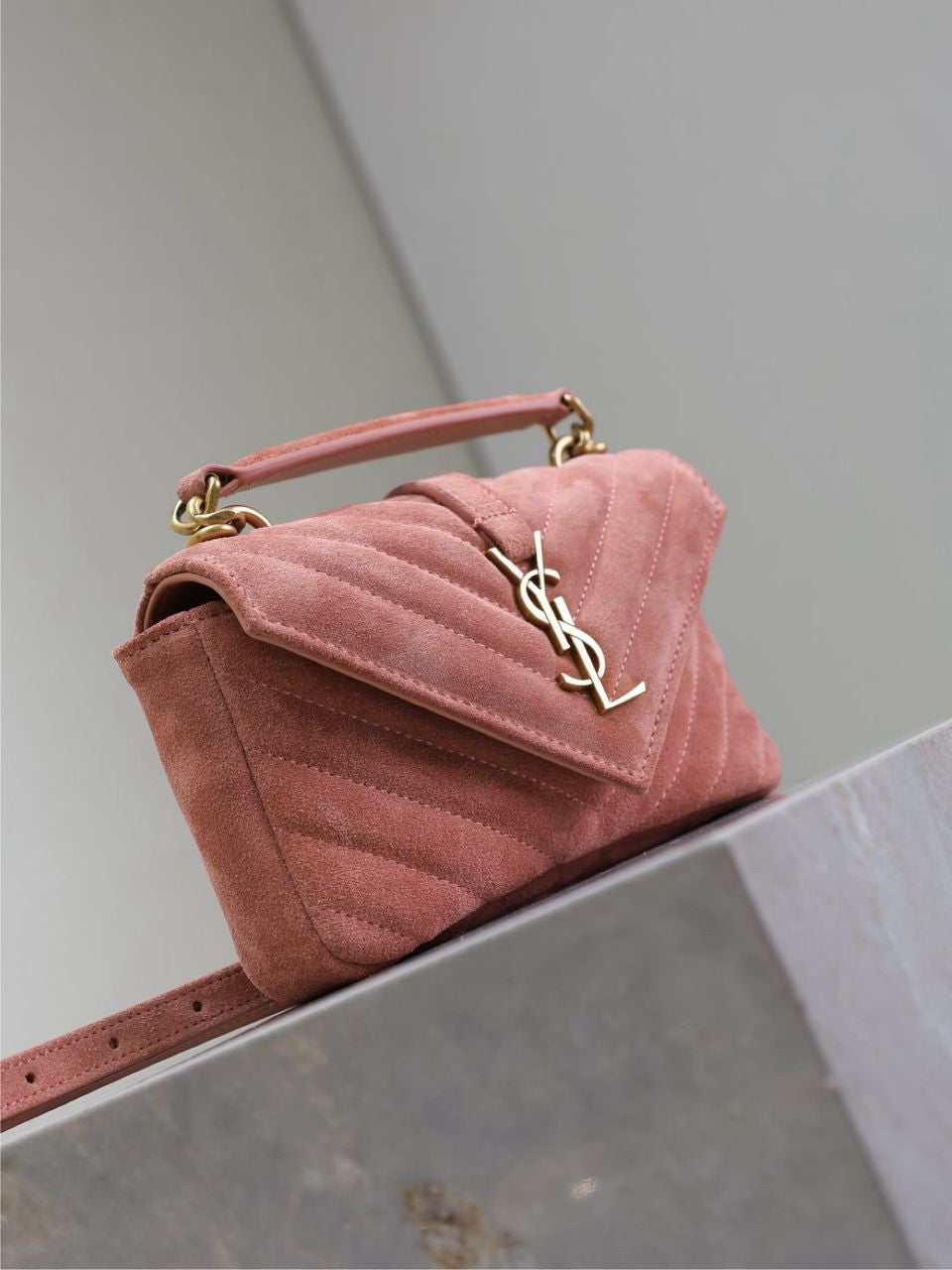 YSL Suede Purse