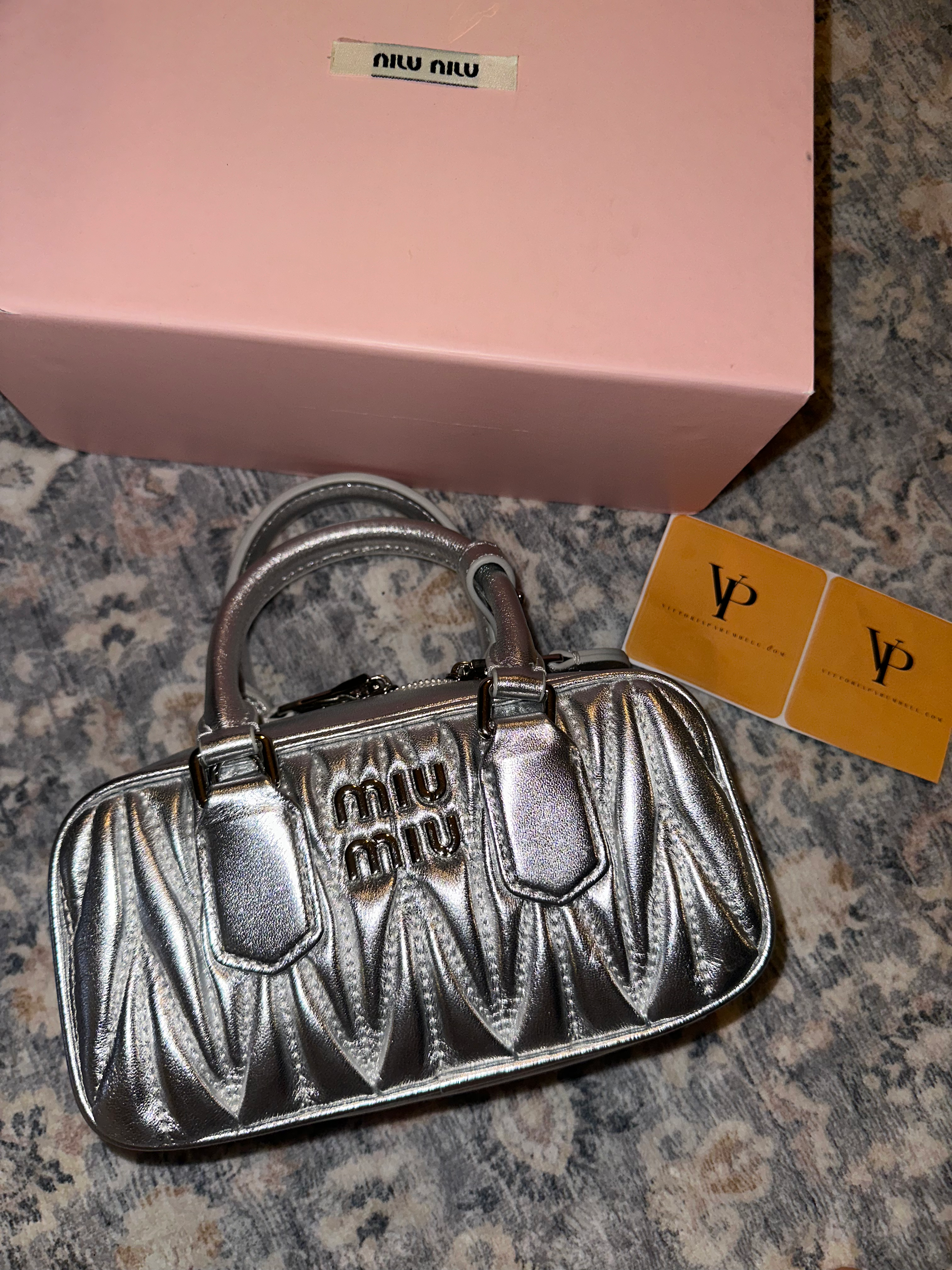 Miu Miu silver bag