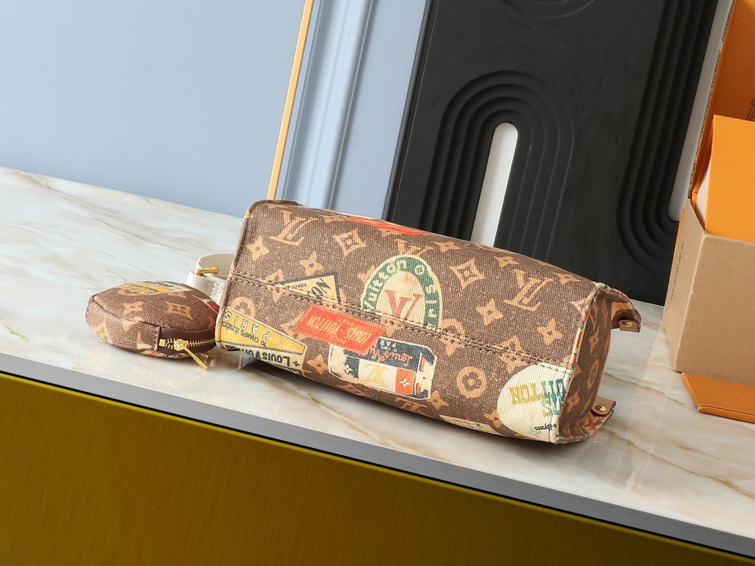 Louis Vuitton on the go