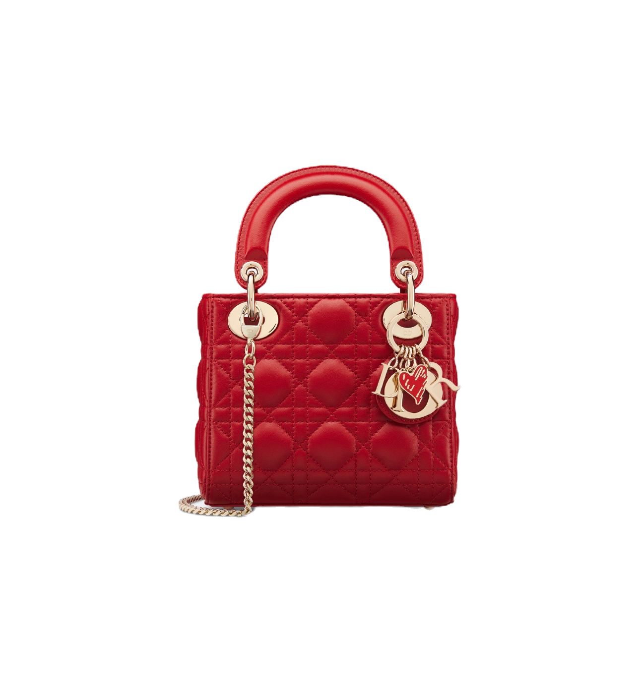 Lady Dior Bag In Red