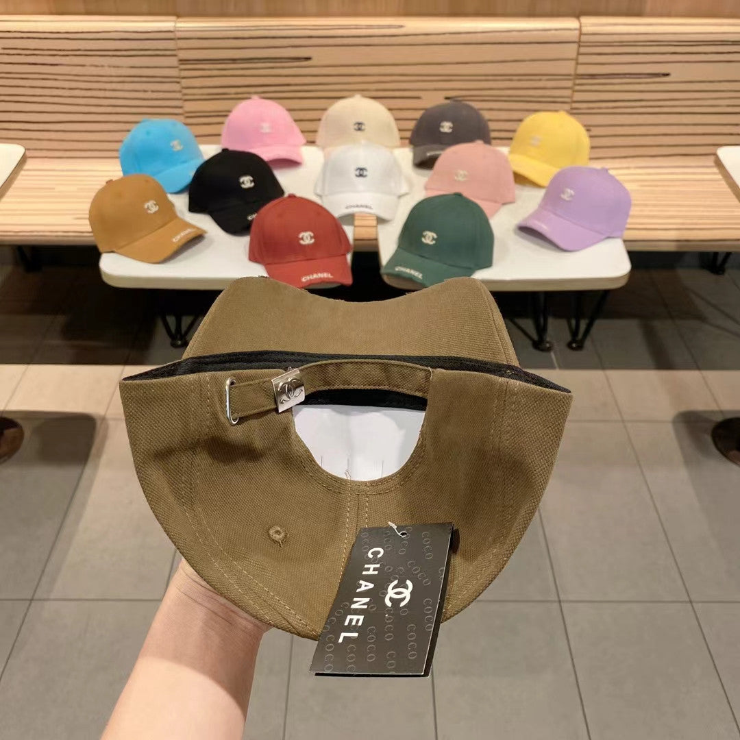 Chanel cap khaki