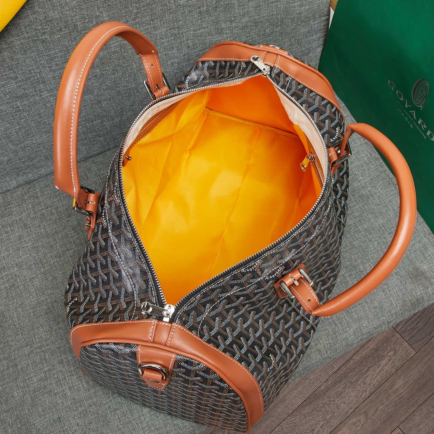 Goyard Leather Travel Bag