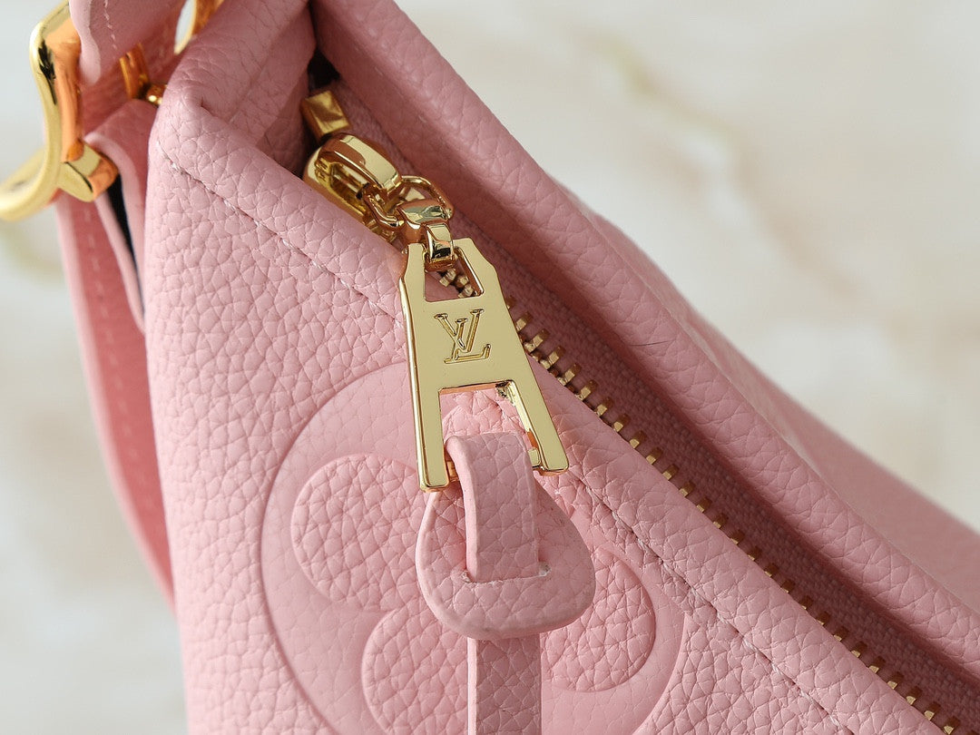 Louis Vuitton pink carry all bag