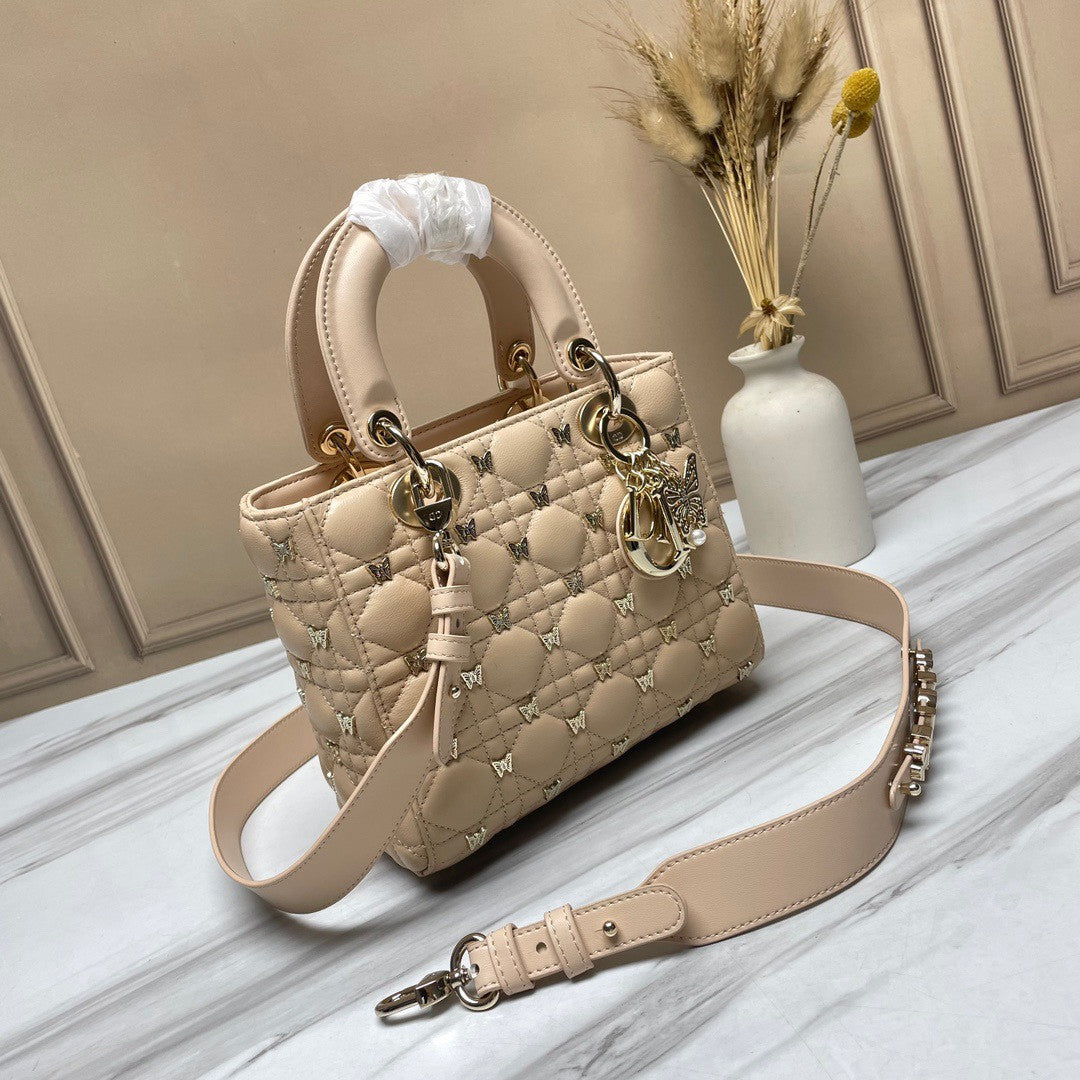 Small Dior Bag With Butterfly Cannage