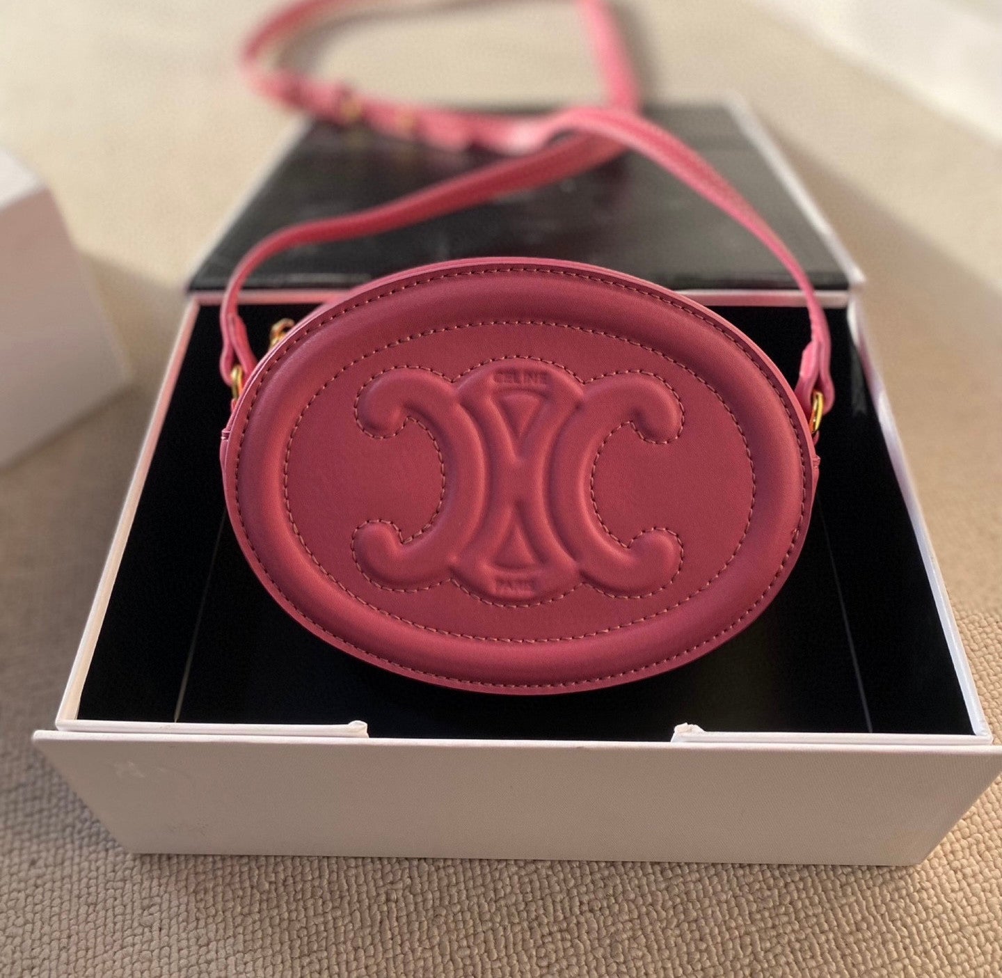 Celine Crossbody Oval Purse