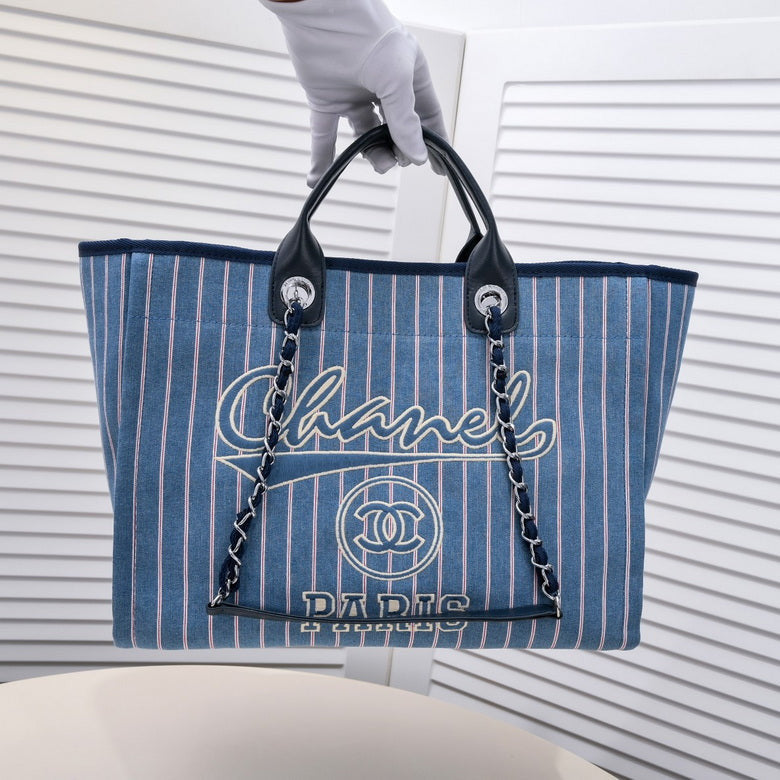 CC Denim Tote Bag