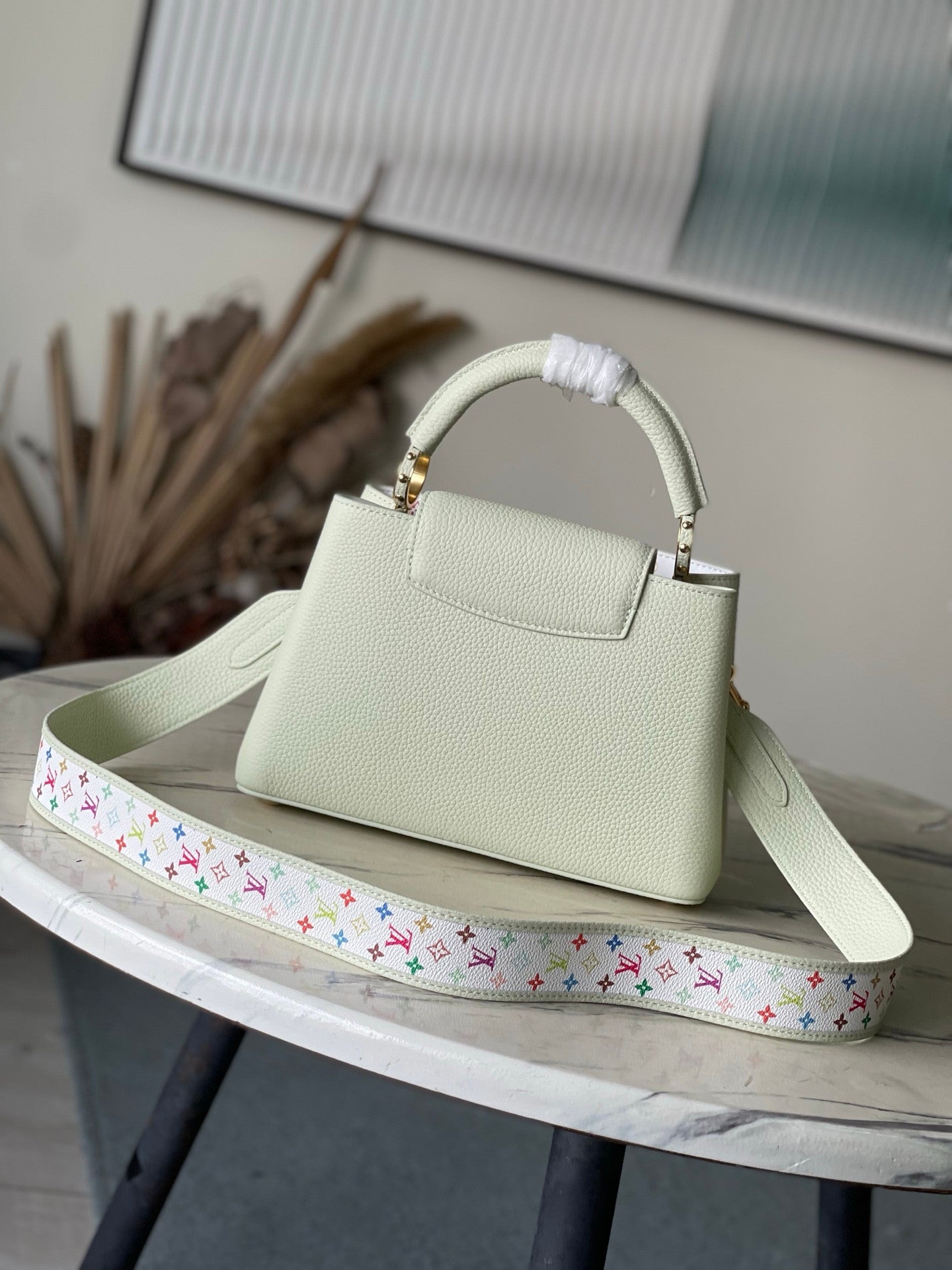 Capucines bag light green