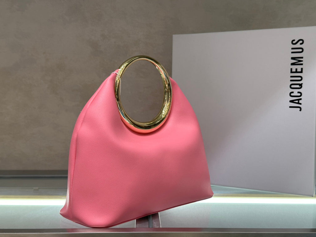 Geantă Jacquemus les sculptures roz