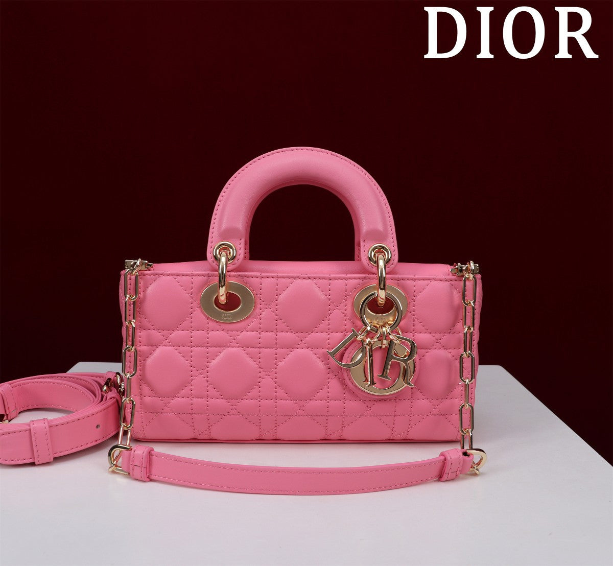 Dior Lady pink bag
