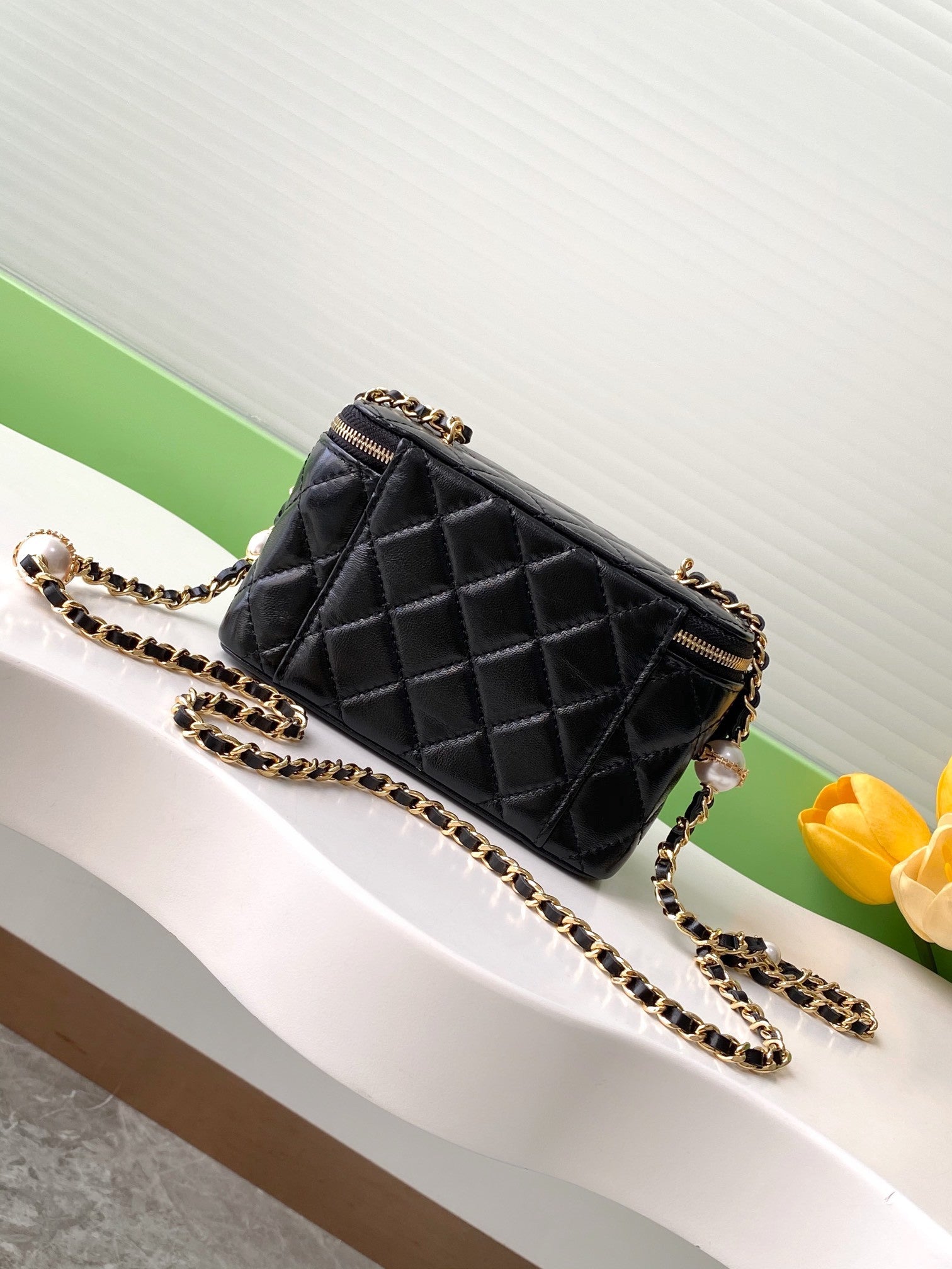 Chanel Handbag Leather Purse