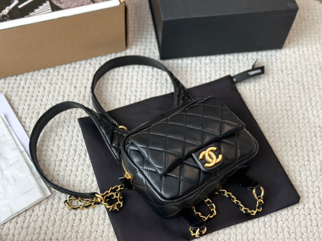 Chanel Backpack In Black