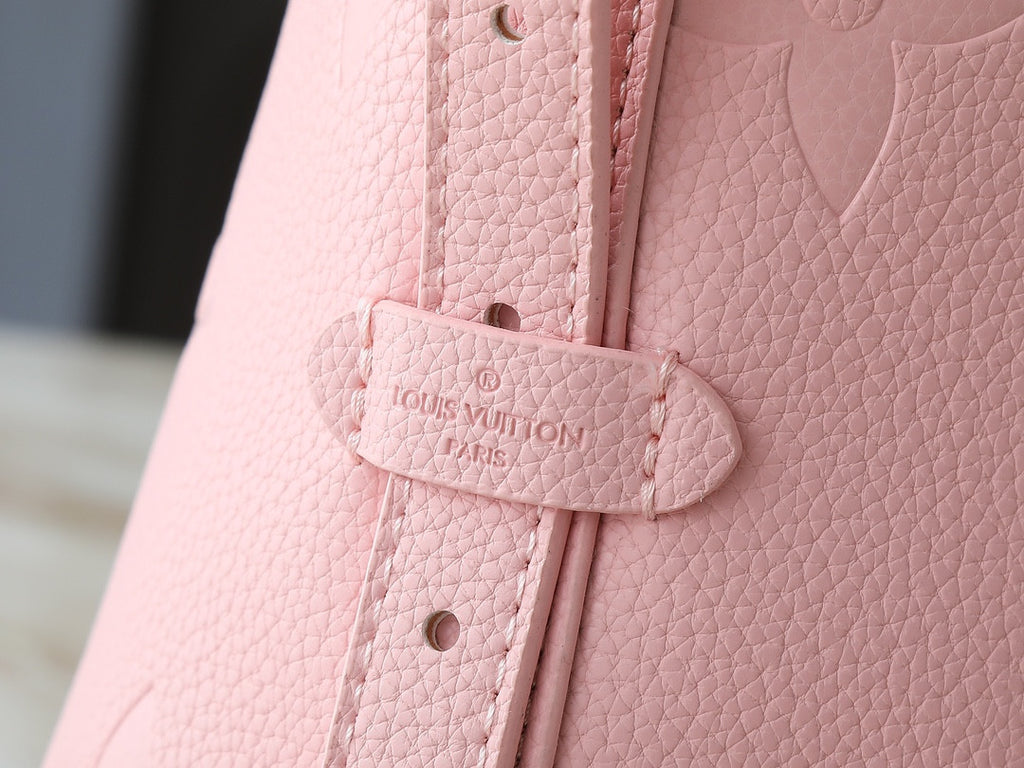 Louis Vuitton pink carry all bag