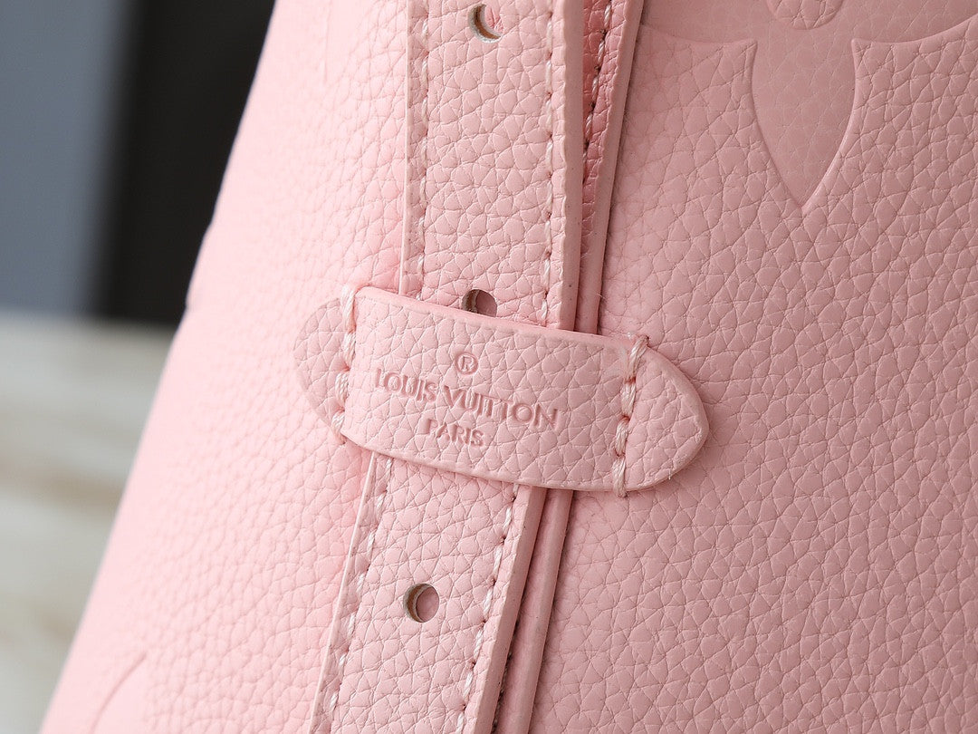 Louis Vuitton pink carry all bag