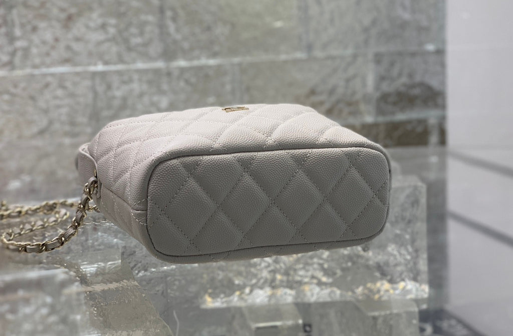 Chanel Cosmetic Pouch White