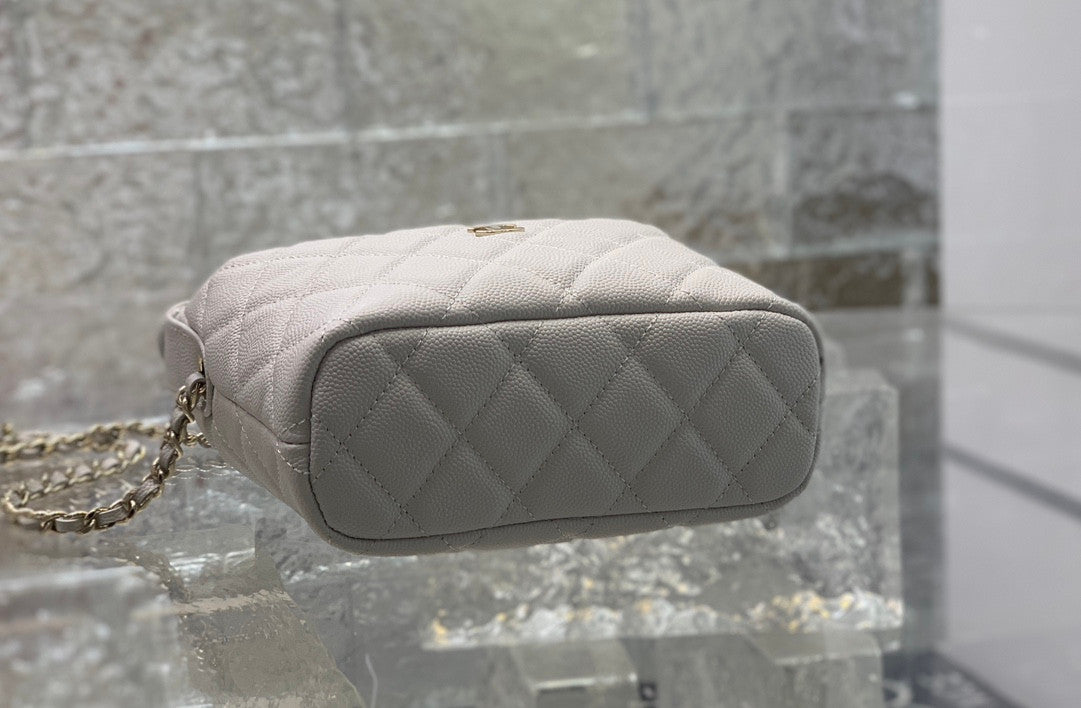 Chanel Cosmetic Pouch White