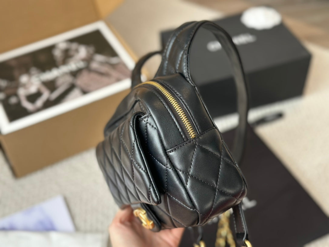 Chanel Backpack In Black