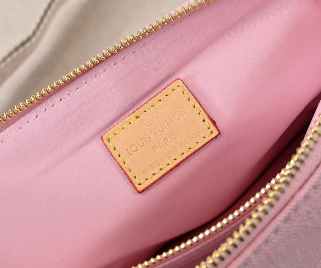 Louis Vuitton pink denim bag