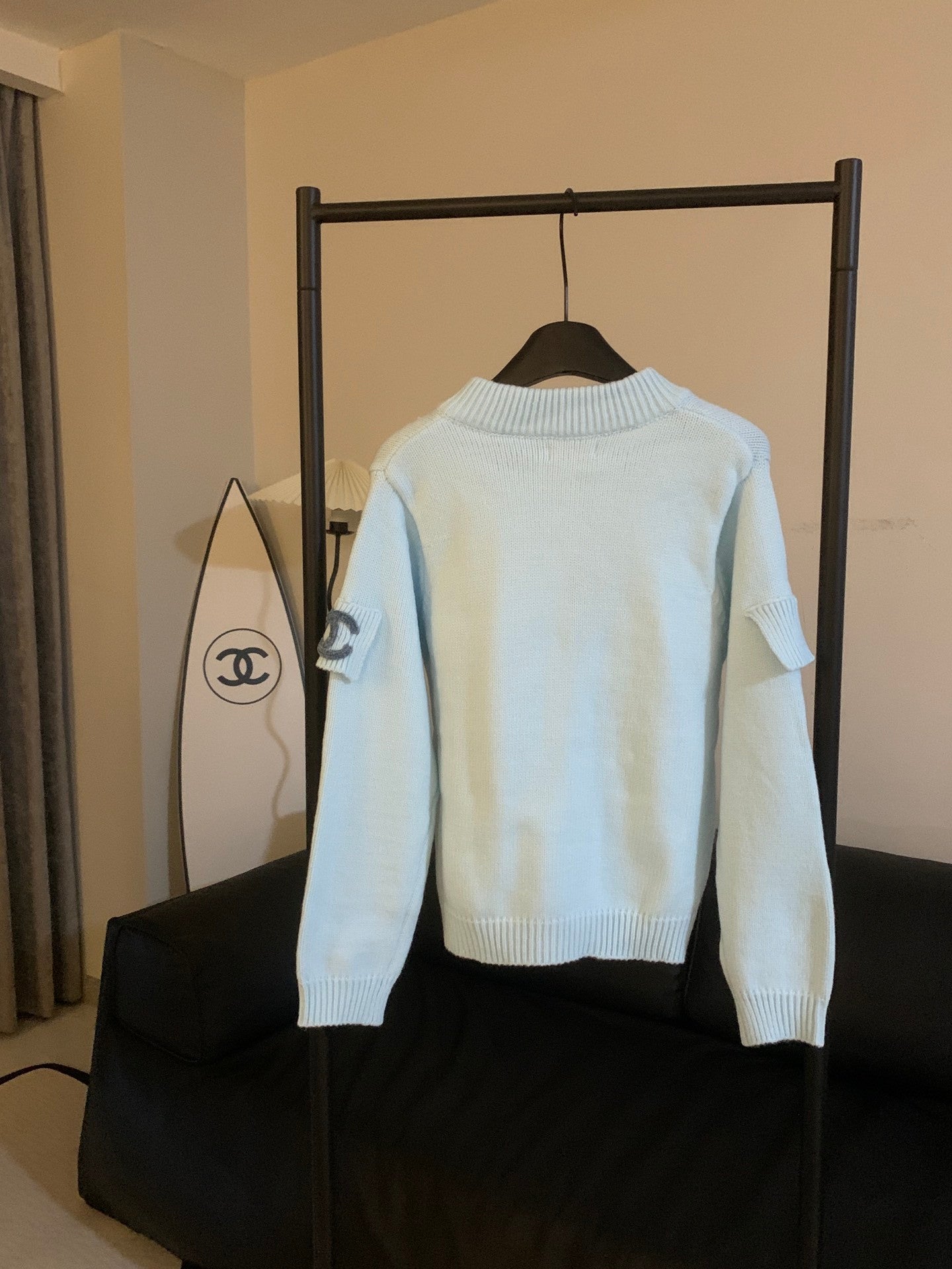 Chanel Cardigan In Blue